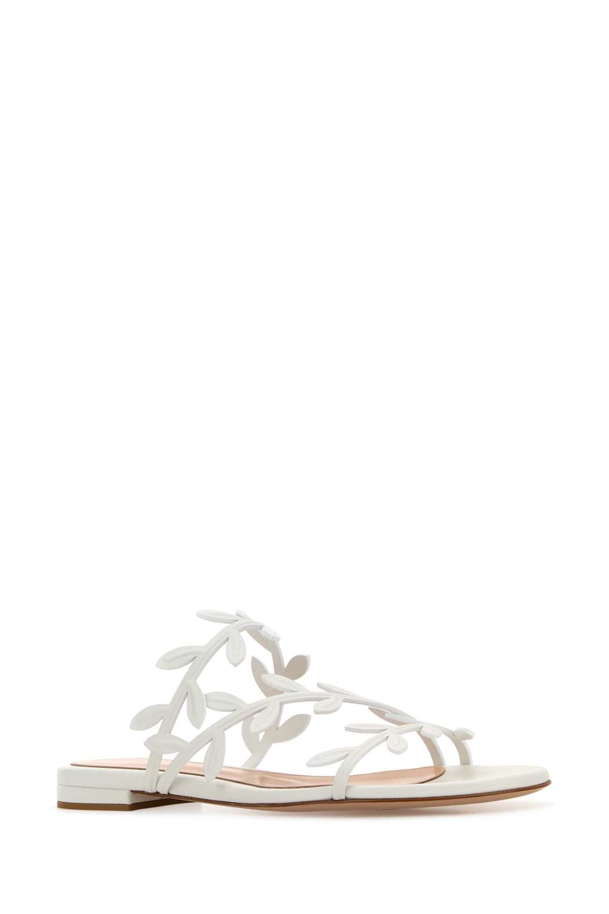 GIANVITO ROSSI Nappa Leather Flavia Slippers