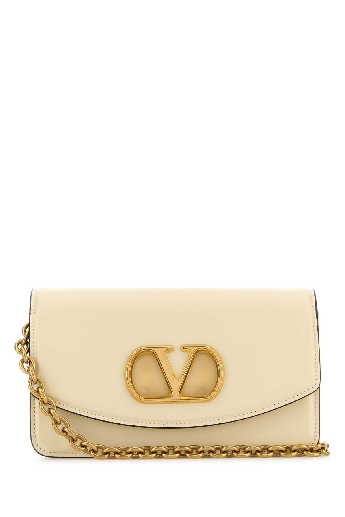 VALENTINO GARAVANI Mini VLogo Signature Leather Shoulder Handbag