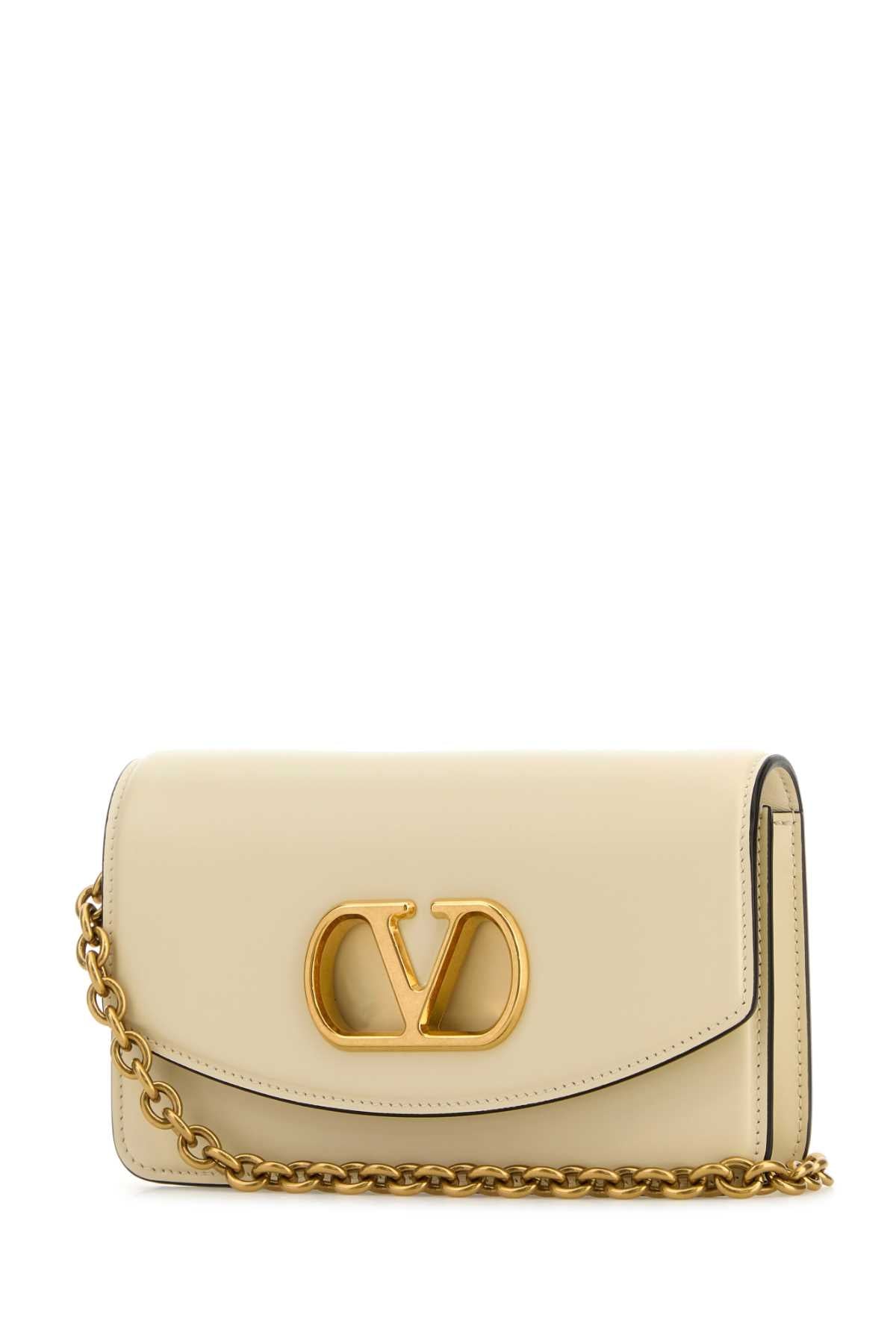 VALENTINO GARAVANI Mini VLogo Signature Leather Shoulder Handbag