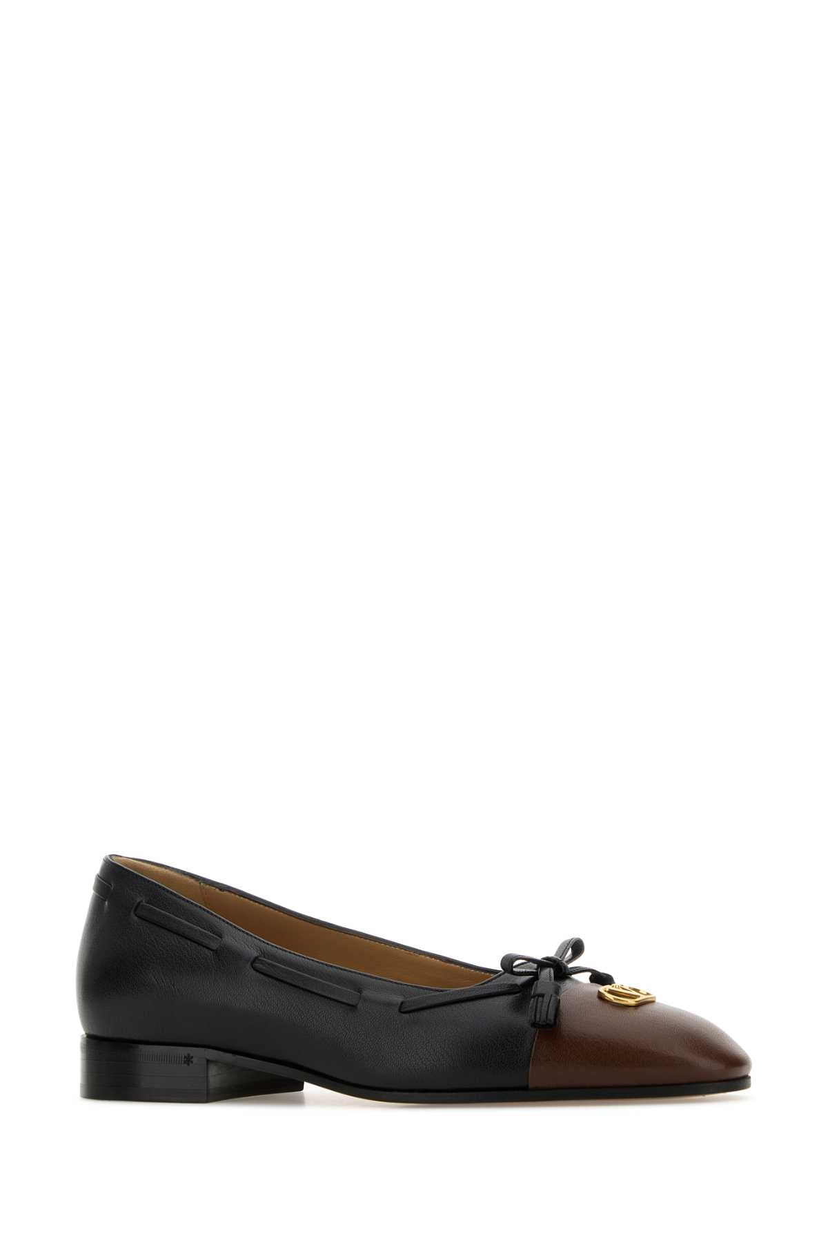 VALENTINO GARAVANI Leather Valet Du Roi Ballerinas for Men