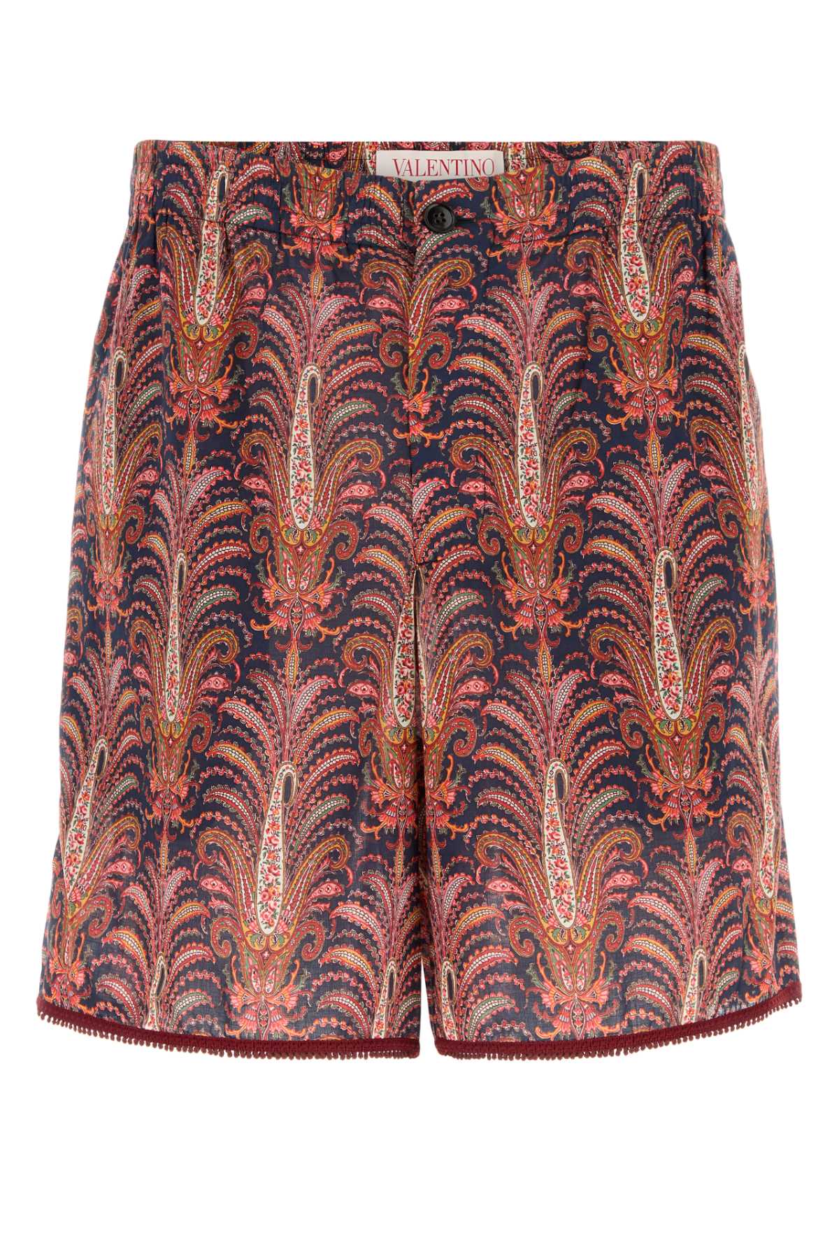 VALENTINO GARAVANI Printed Cotton Bermuda Shorts for Men