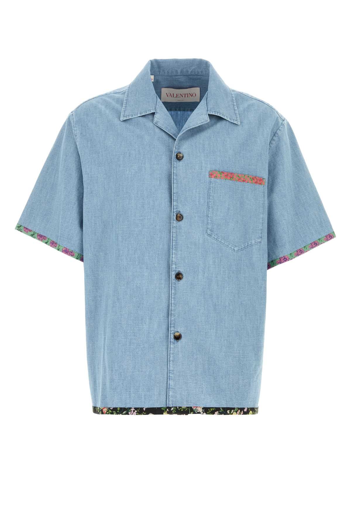 VALENTINO GARAVANI Classic Denim Shirt for Men