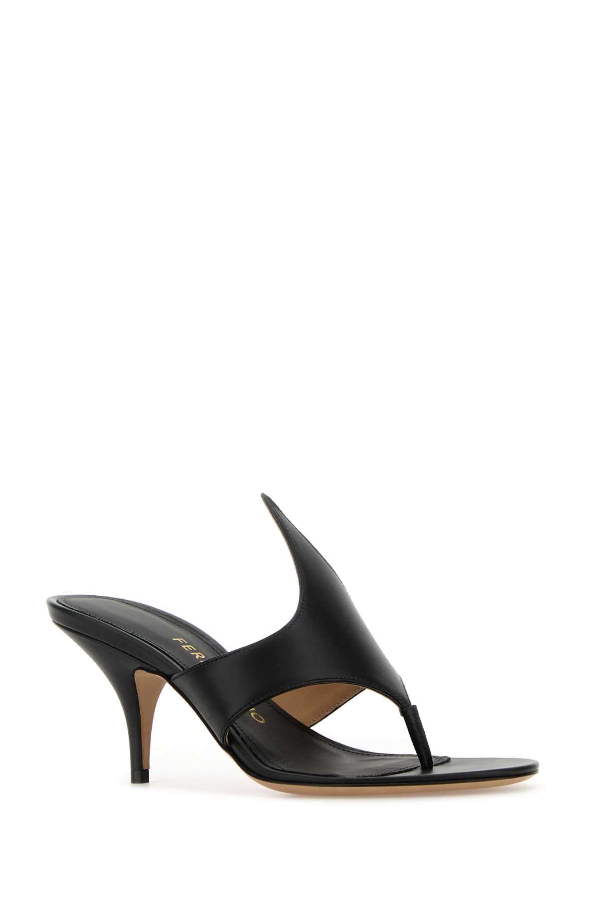 Ferragamo Lyrai Thong Flat Sandals for Women - 7cm Heel Height