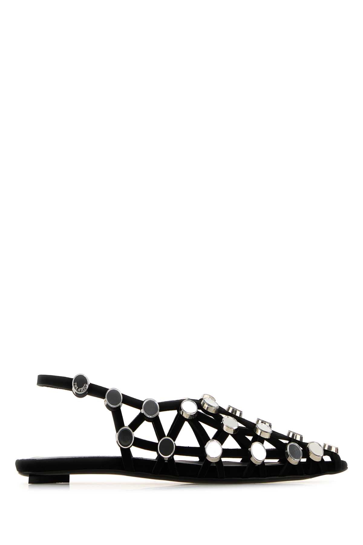 THE ATTICO Suede Grid Ballerinas for Women