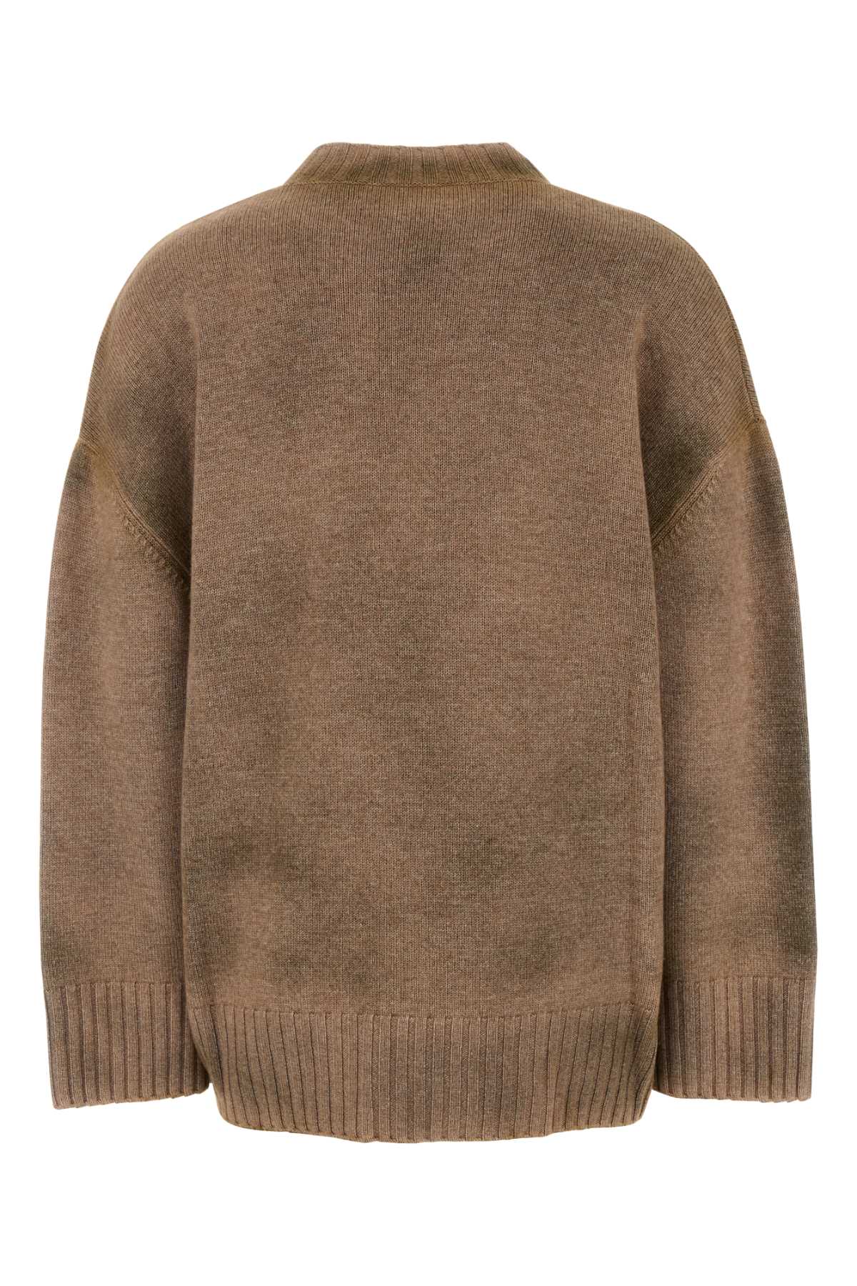 THE ATTICO Biscuit Wool Blend Sweater