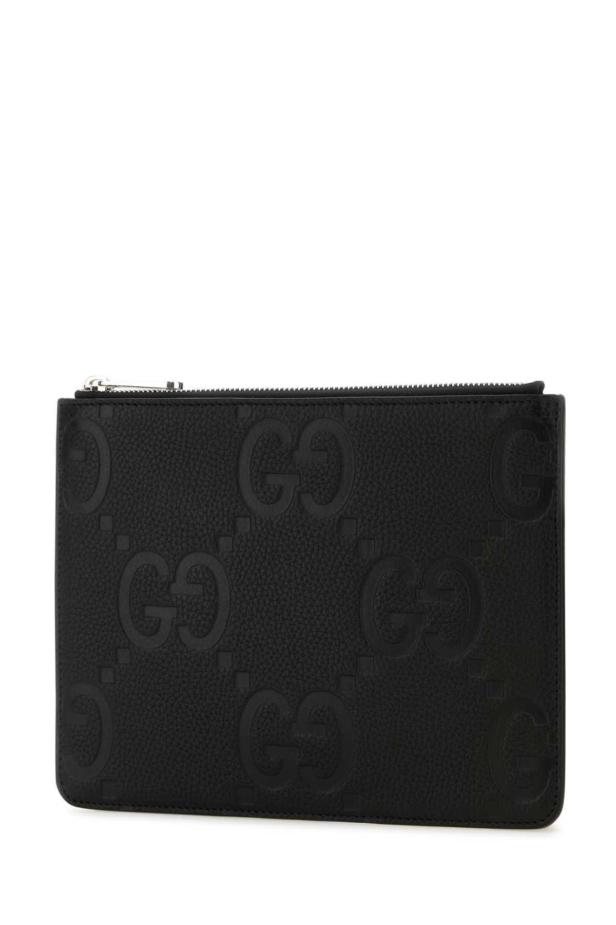 GUCCI Classic Leather Medium Clutch - 23.5 cm x 18 cm