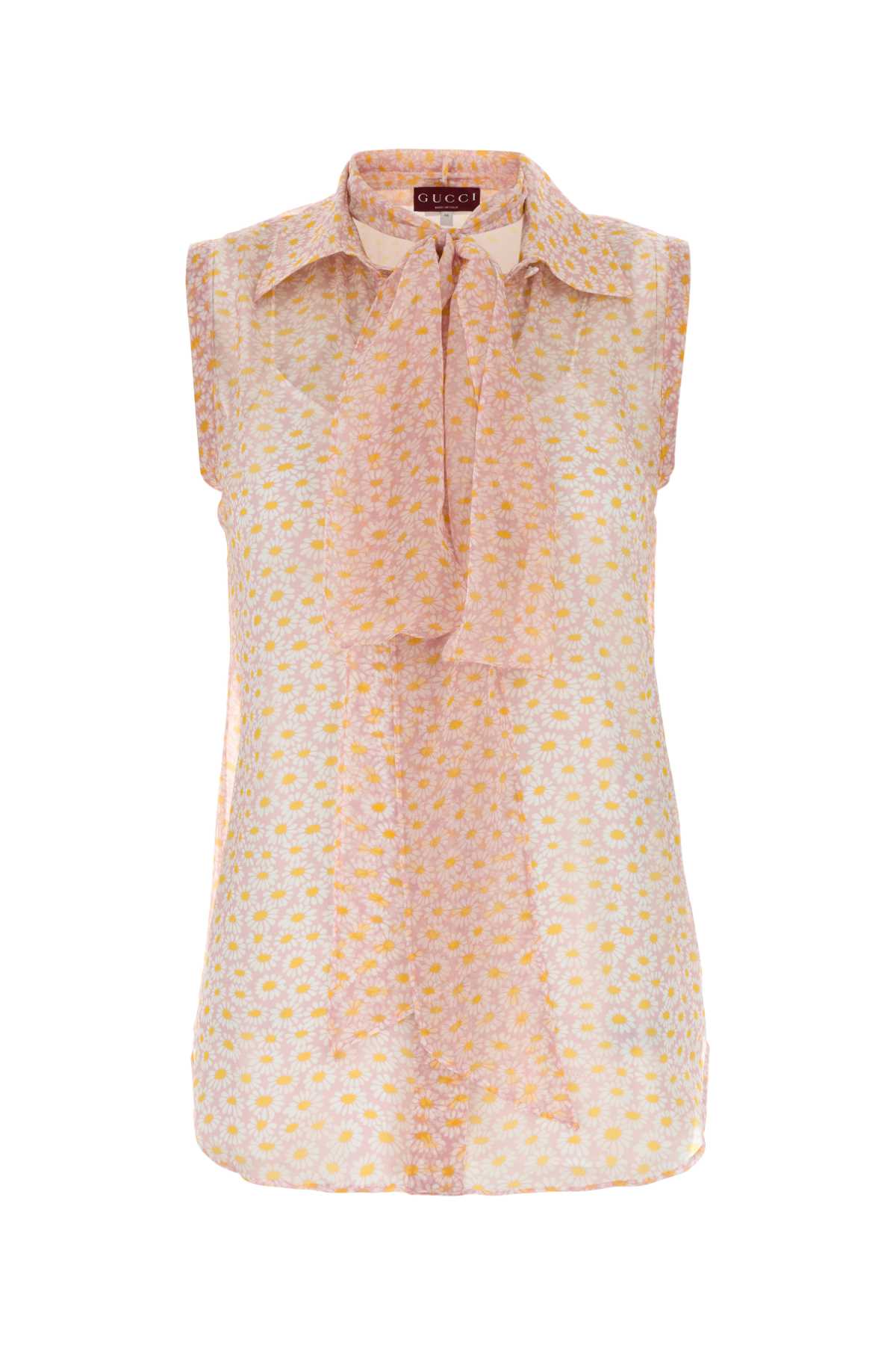 GUCCI Floral Printed Crepe Shirt for Women