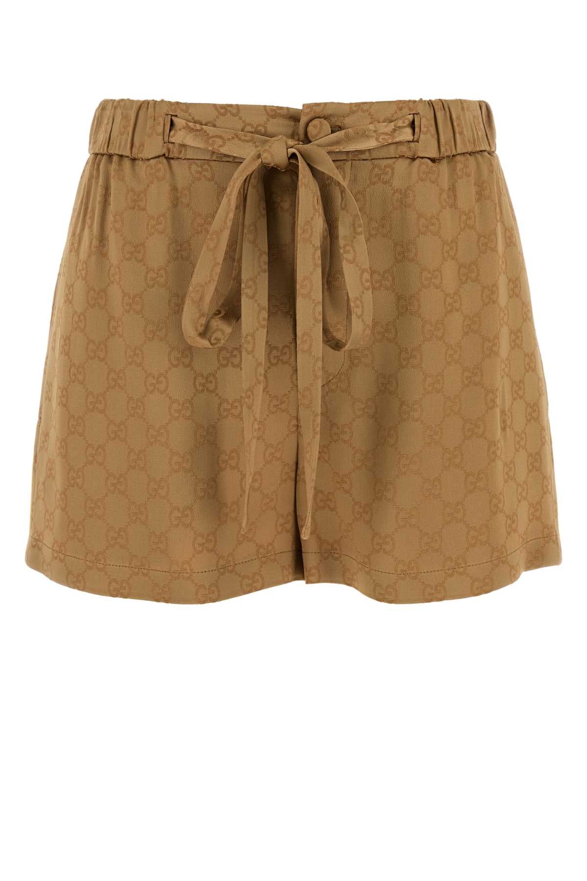 GUCCI Satin GG Mini Shorts