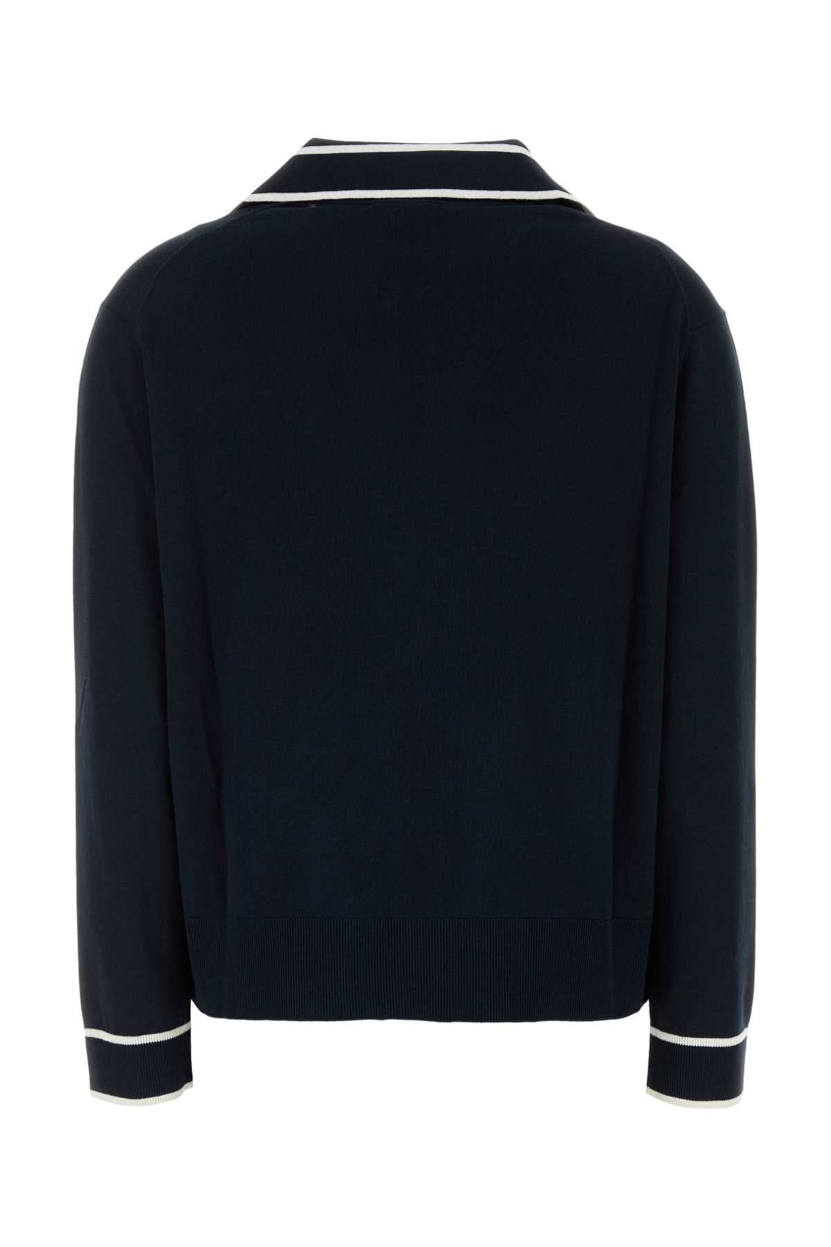 GUCCI Long Sleeve Deep V-Neck Top