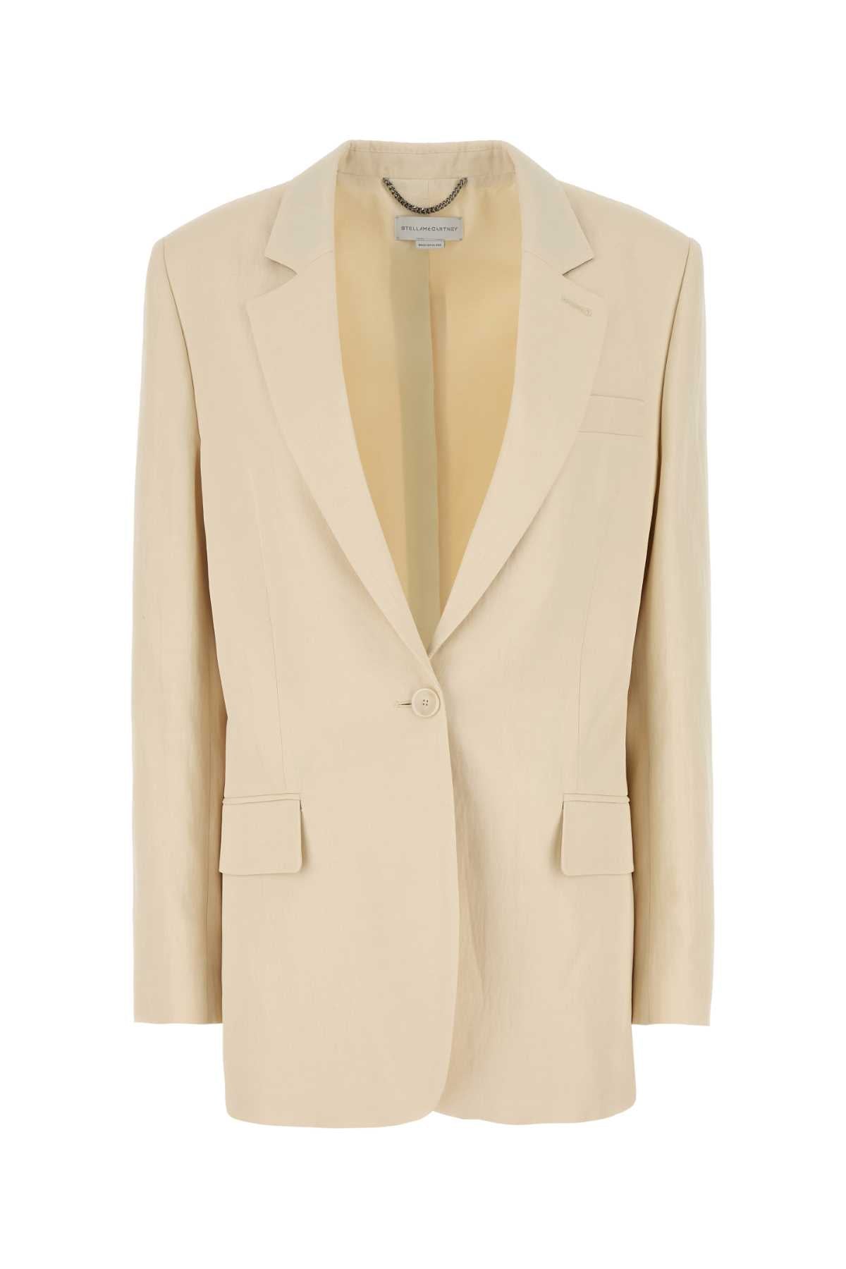 STELLA McCARTNEY Ivory Viscose Blend Blazer for Women