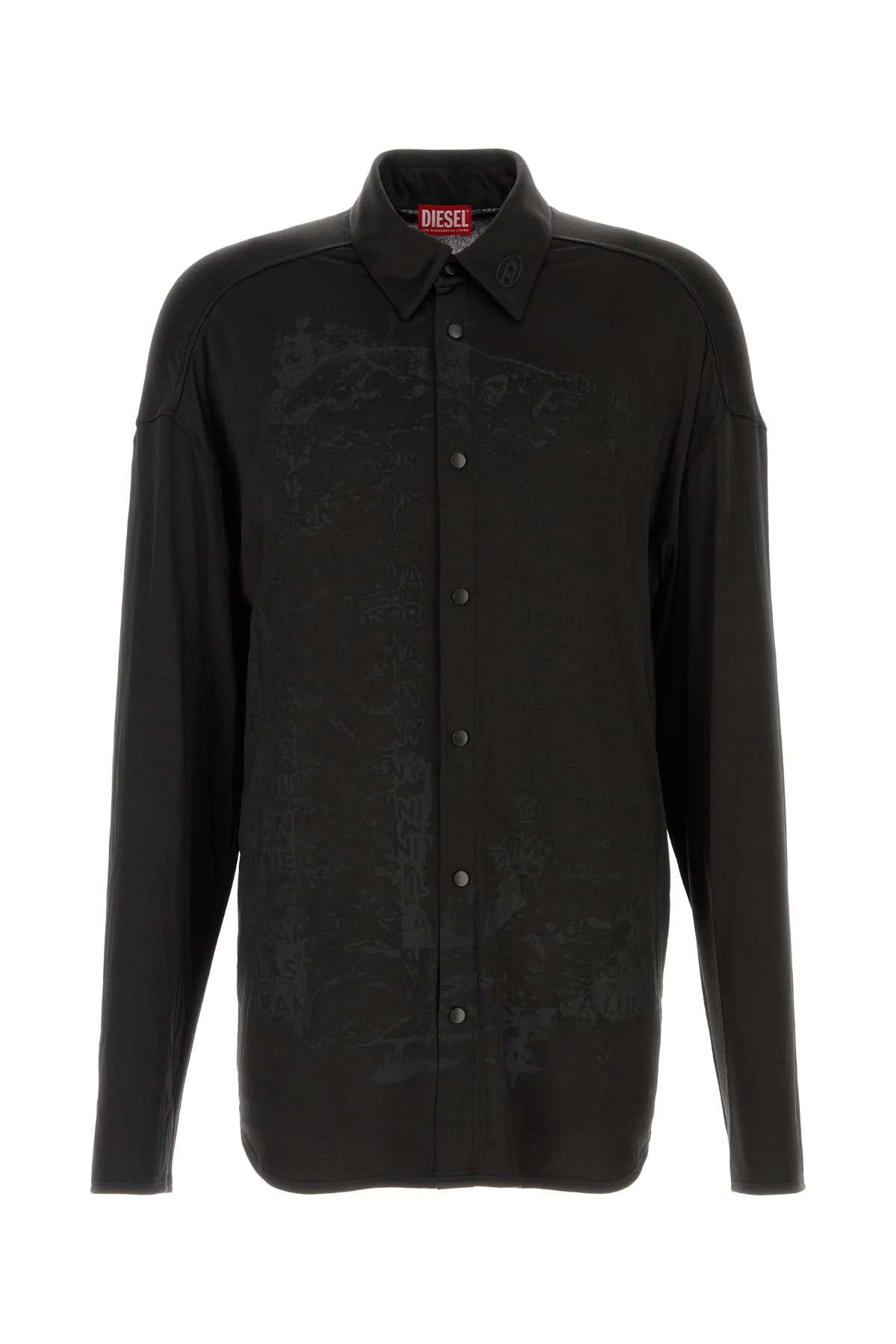 DIESEL Stretch Acetate Mini S-Frederic Shirt for Men