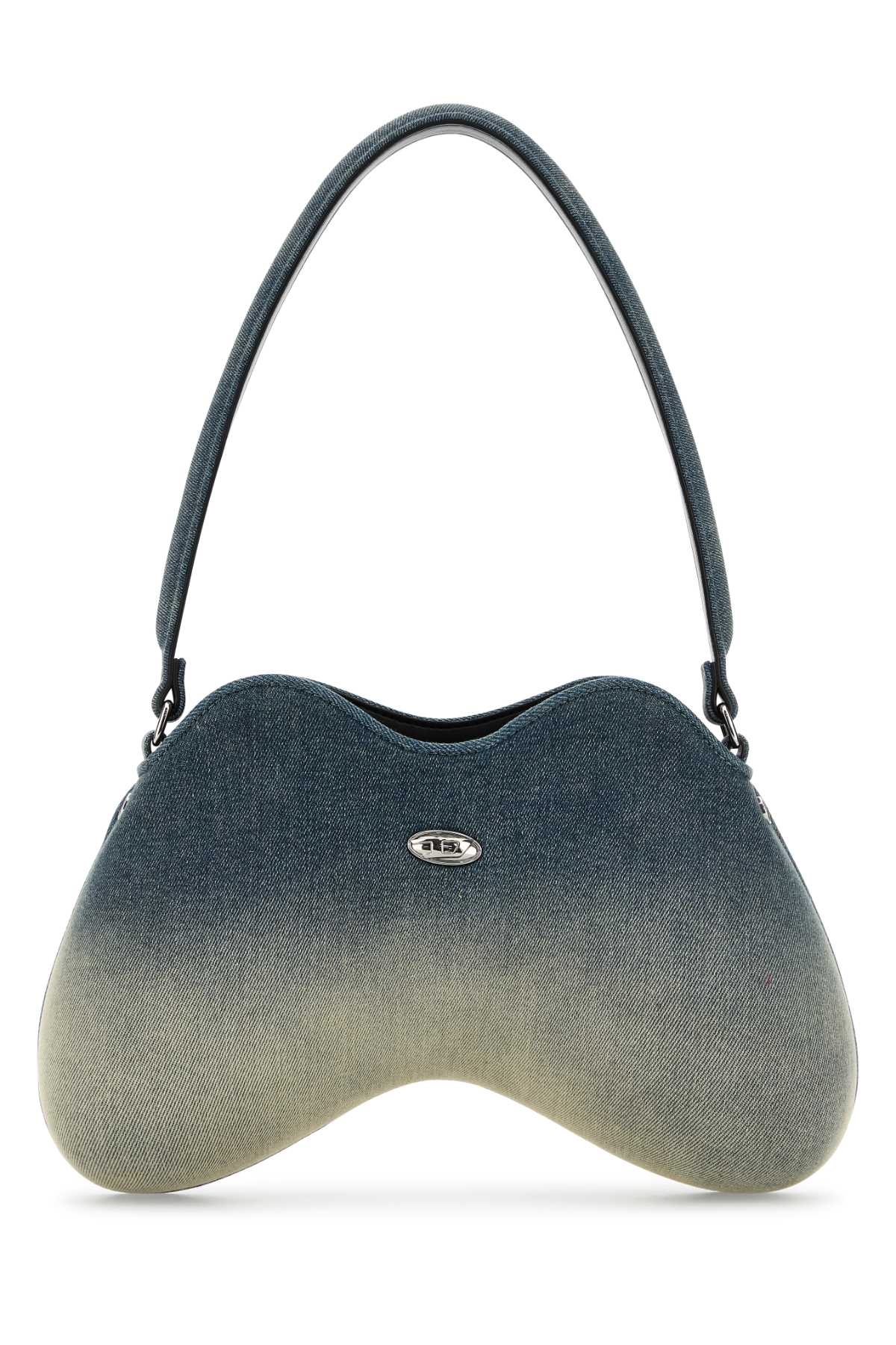 DIESEL Stylish Denim Double-D Shoulder Handbag - 31cm x 20cm x 10cm