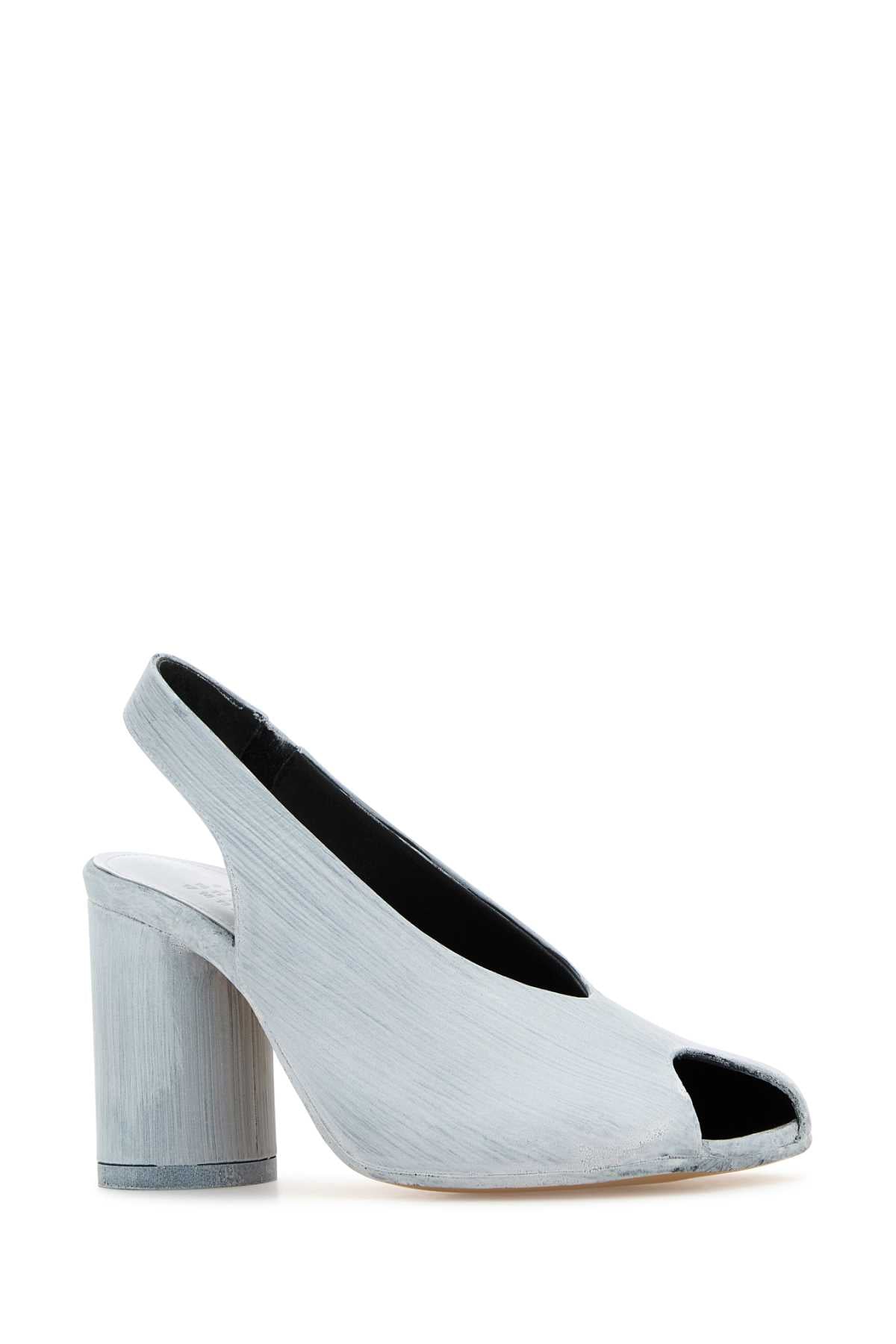 MM6 MAISON MARGIELA Elegant Leather Pumps with 8 cm Heel