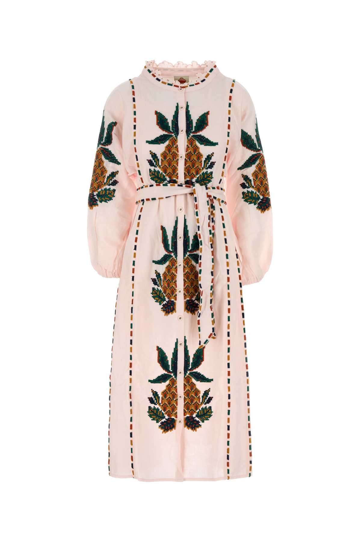 FARM RIO Linen Blend Mini Dress for Women