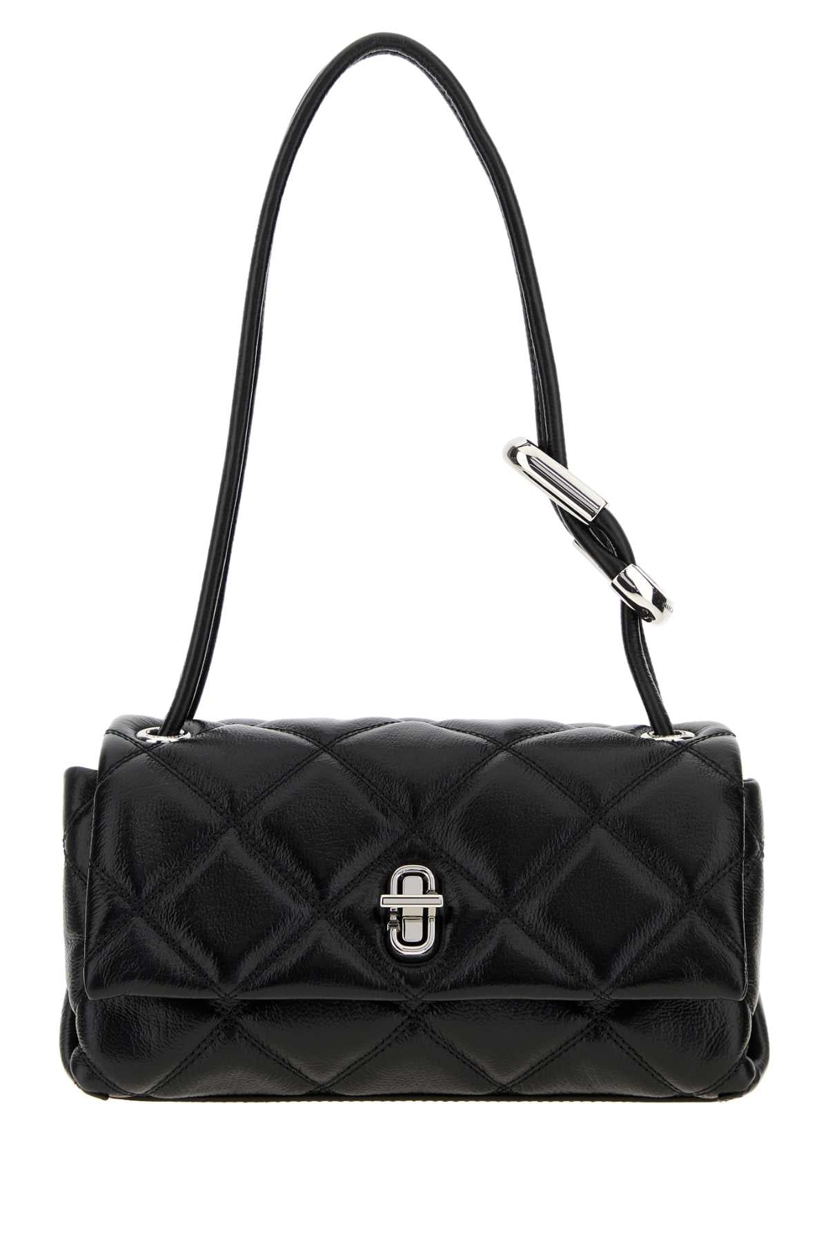 MARC JACOBS Quilted Mini Dual Shoulder Handbag - 22 cm x 11 cm x 11 cm