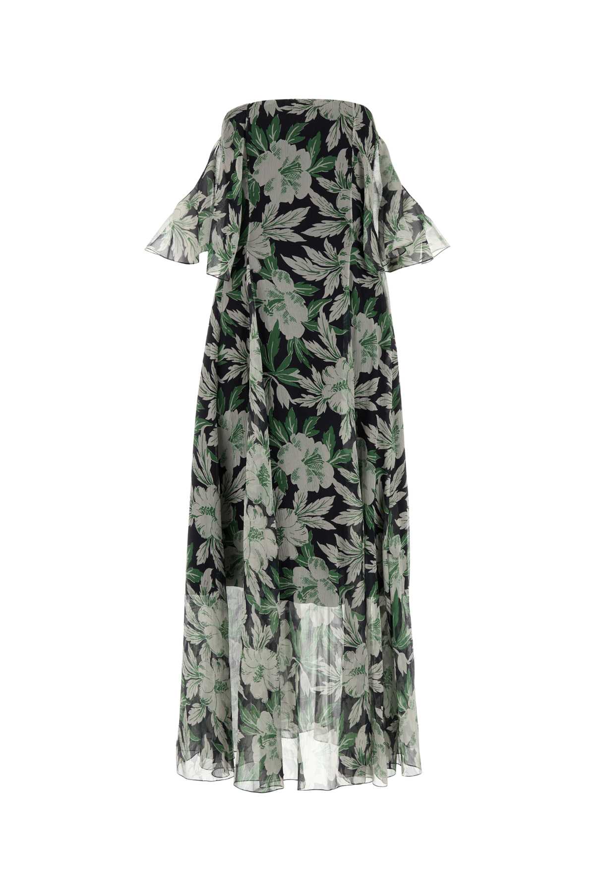 LOEWE Silk Printed Mini Dress