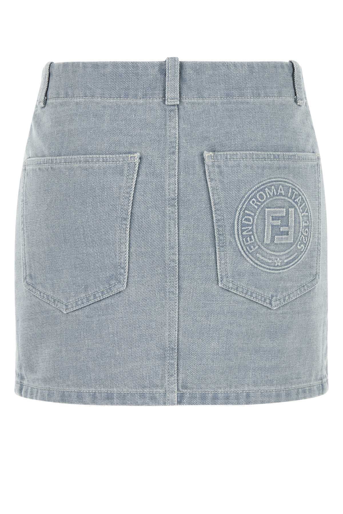 FENDI Stylish Denim Mini Skirt for Women