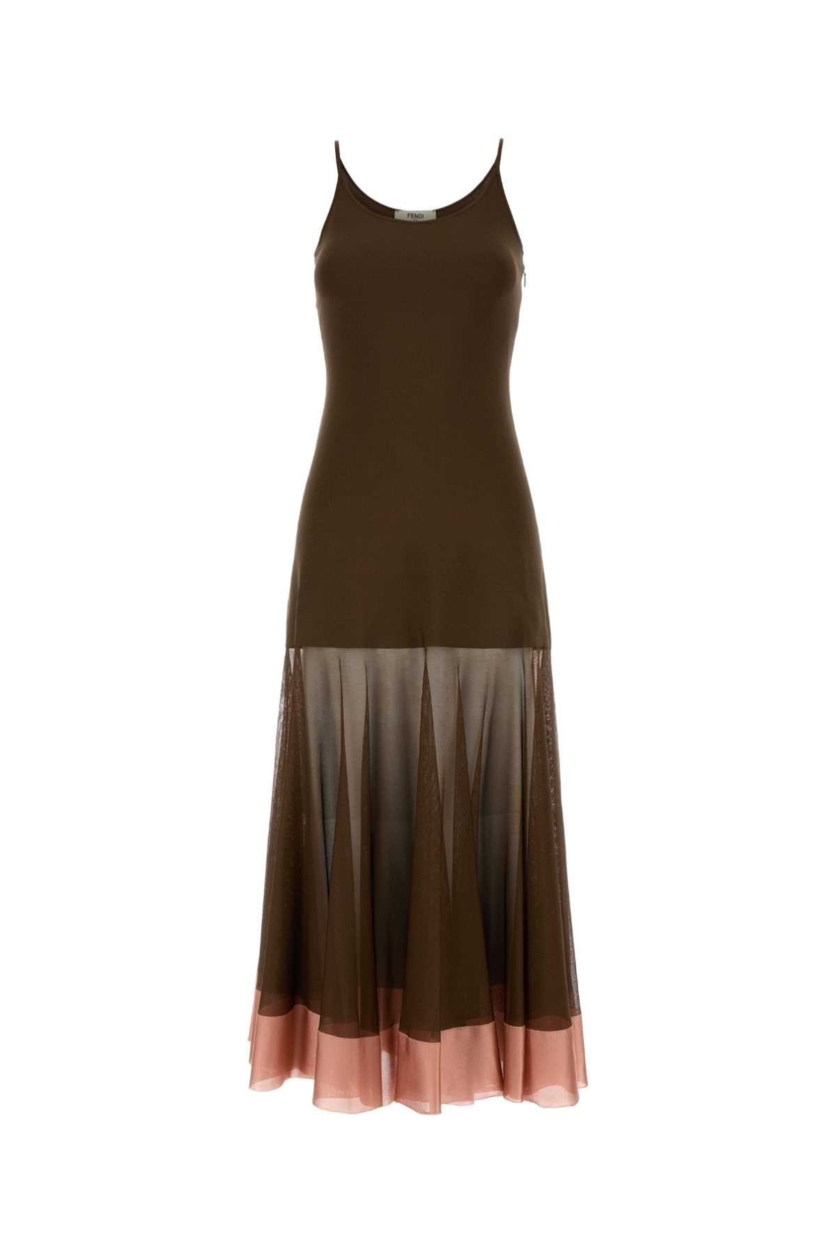 FENDI Viscose Blend Dress - Perfect for the Modern Woman (25S)