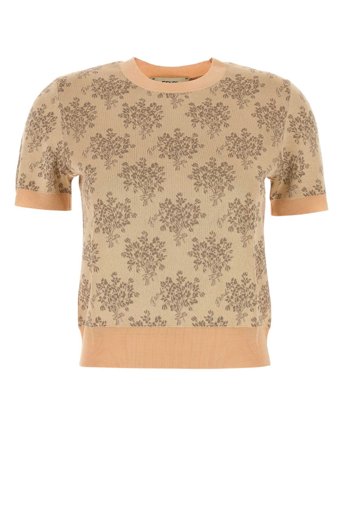 FENDI Embroidered Viscose Sweater for Women