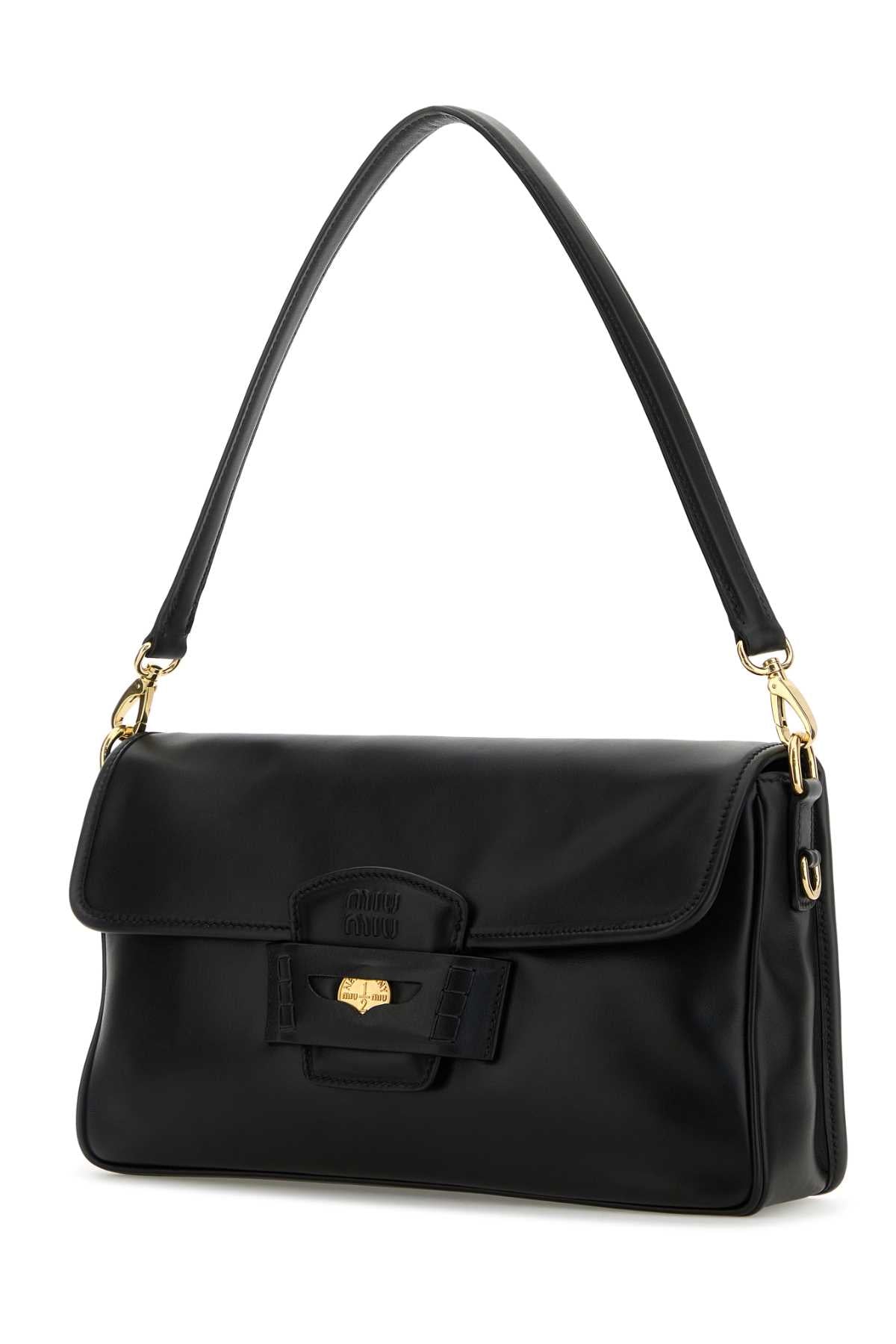 MIU MIU Mini Leather Penny Shoulder Handbag - 35 cm Width