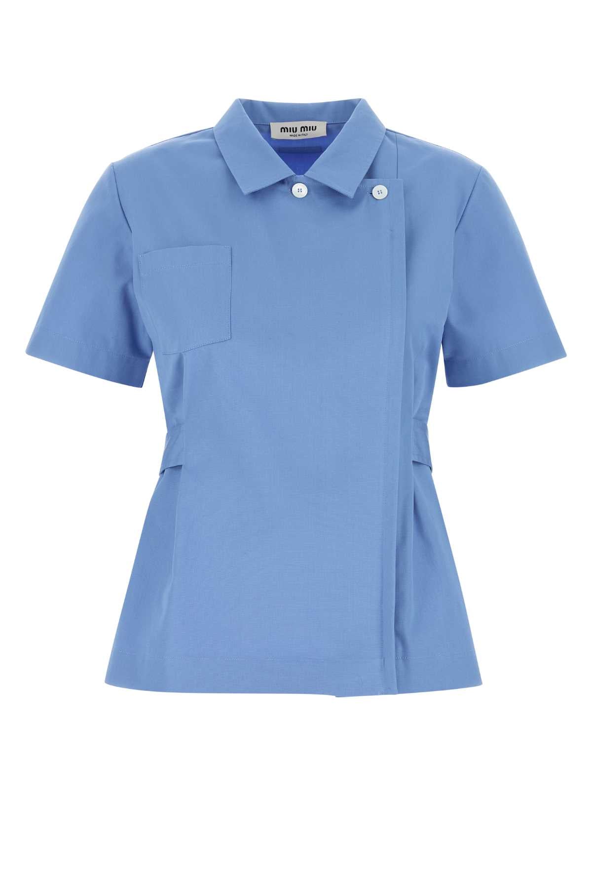 MIU MIU Chic Poplin Shirt for Women