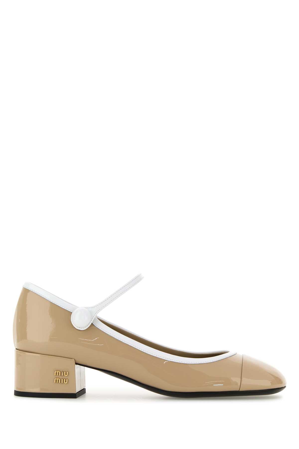 MIU MIU Chic Leather Pumps with 4 cm Heel Height