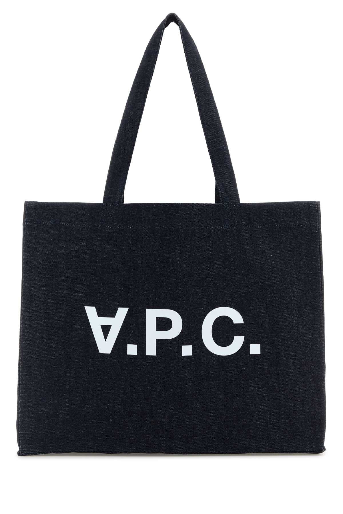 A.P.C. Denim Daniela Shopping Handbag - 44 cm x 36 cm x 13 cm