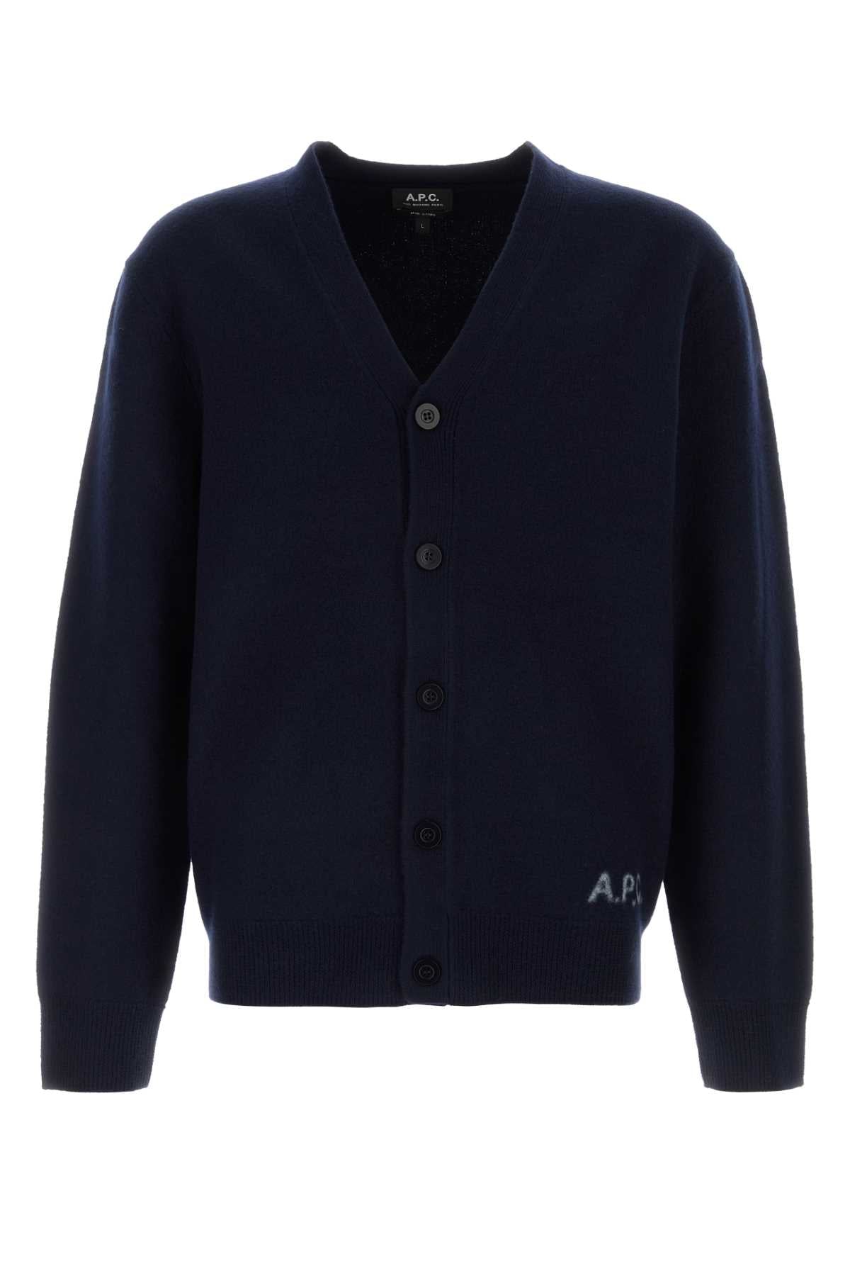 A.P.C. Men's Classic Wool Cardigan