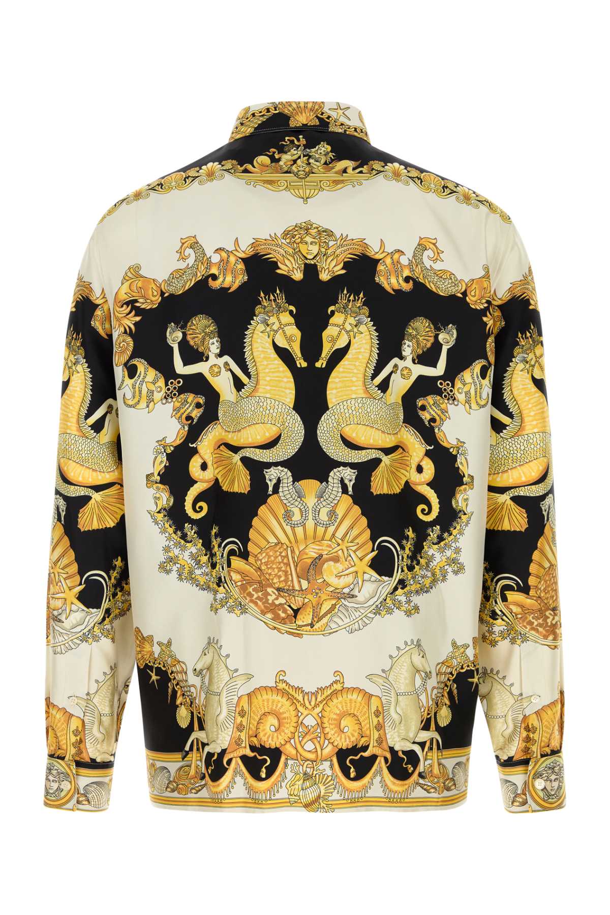 VERSACE Silk Print Shirt for Men - Fall/Winter Collection