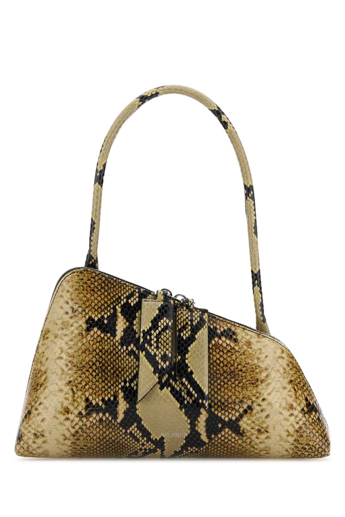 THE ATTICO Mini Printed Leather Sunrise Shoulder Handbag