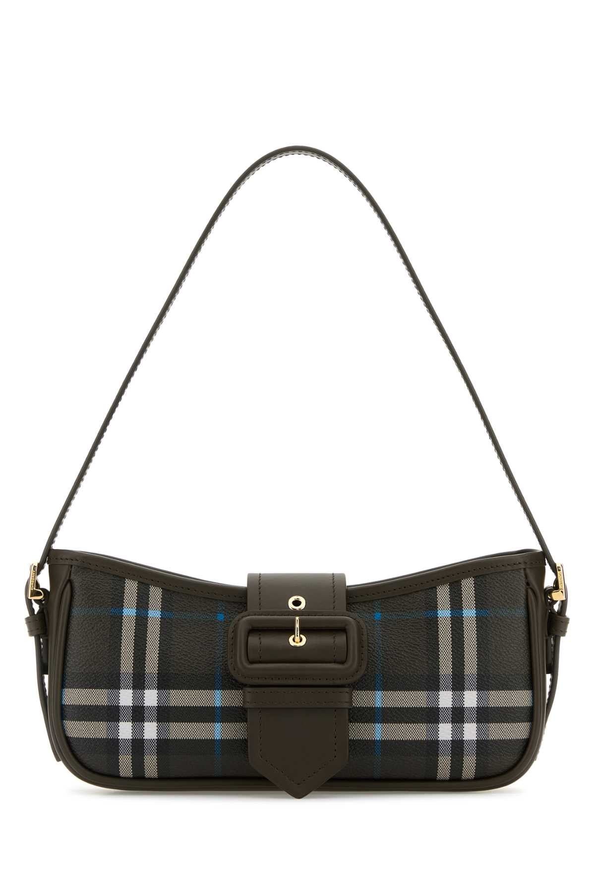 BURBERRY Checked Print Mini Shoulder Handbag - Stylish & Versatile