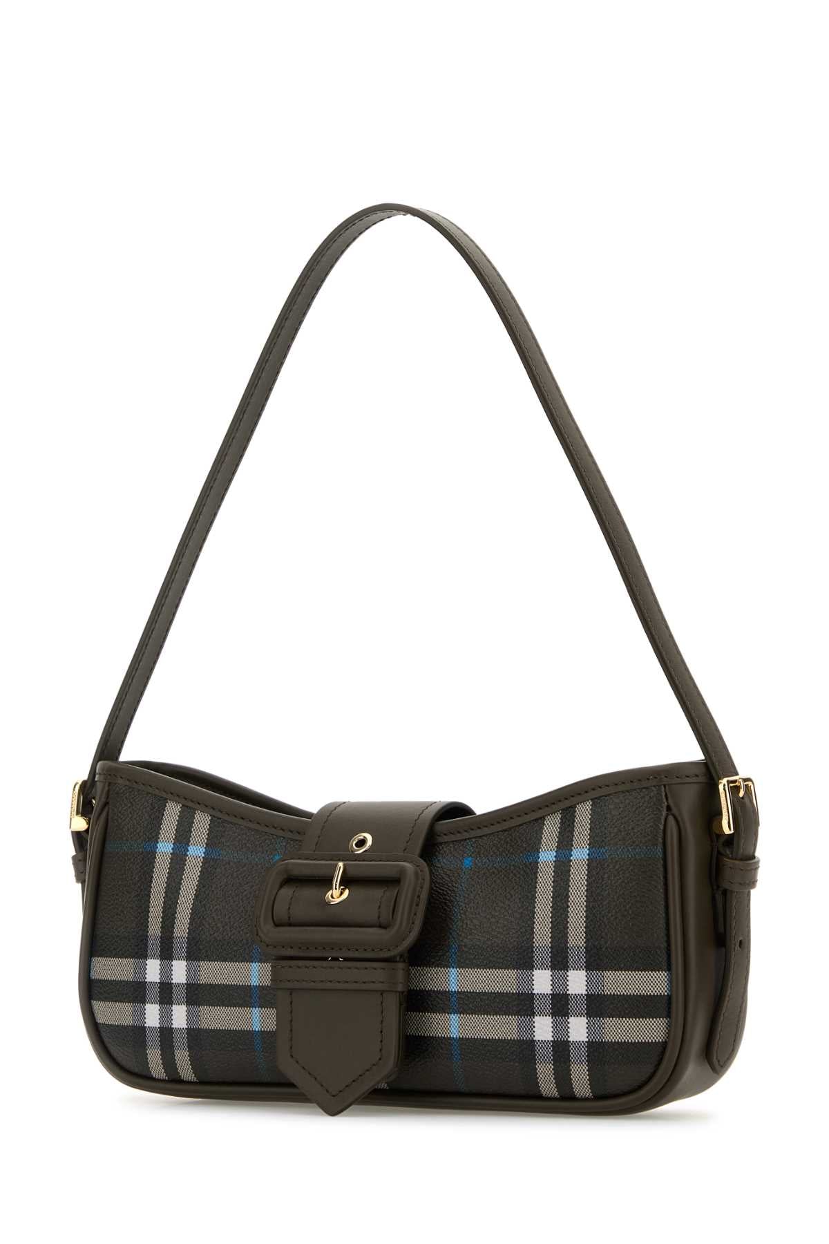 BURBERRY Checked Print Mini Shoulder Handbag - Stylish & Versatile