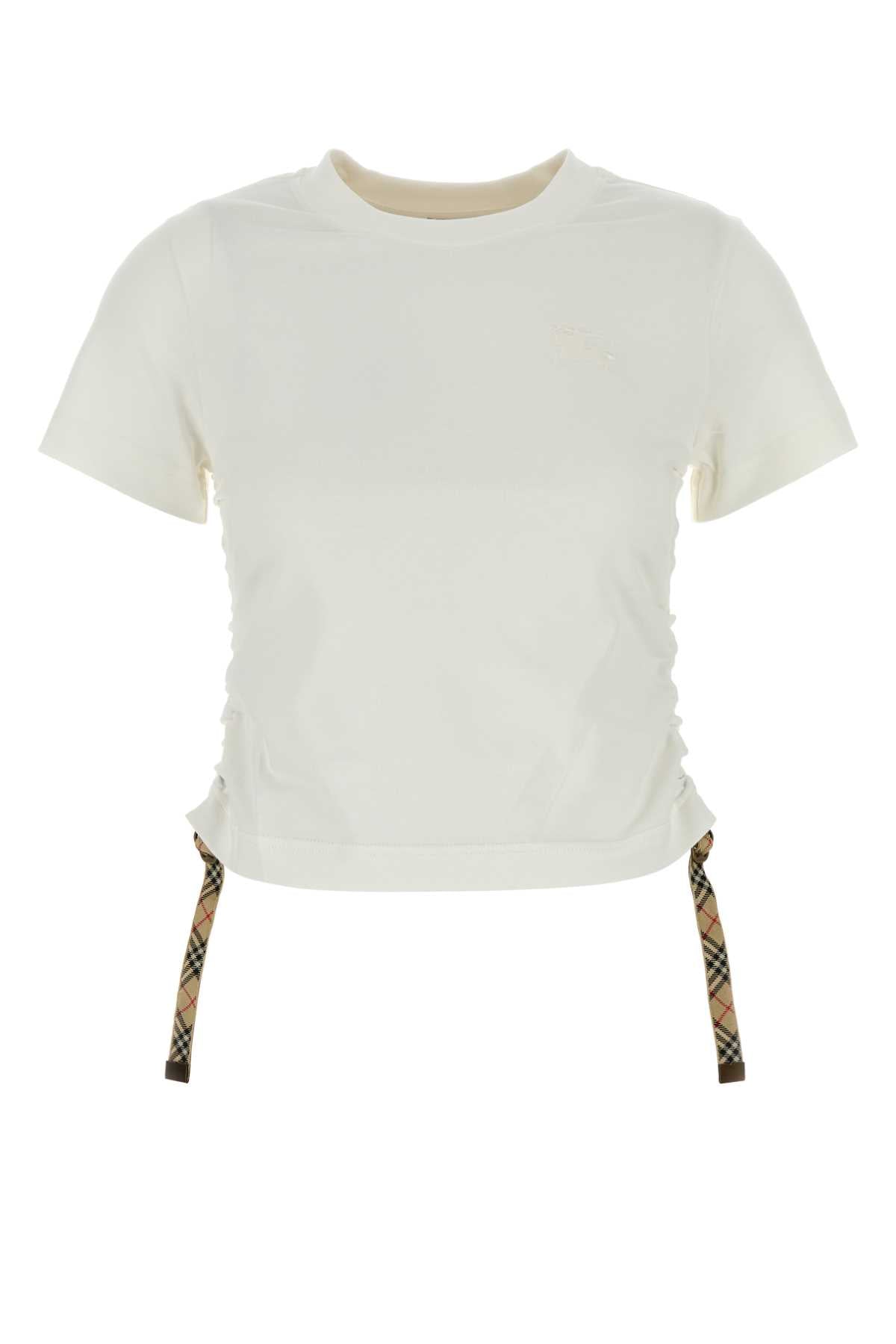 BURBERRY Classic Cotton T-Shirt for Women - SS25 Collection