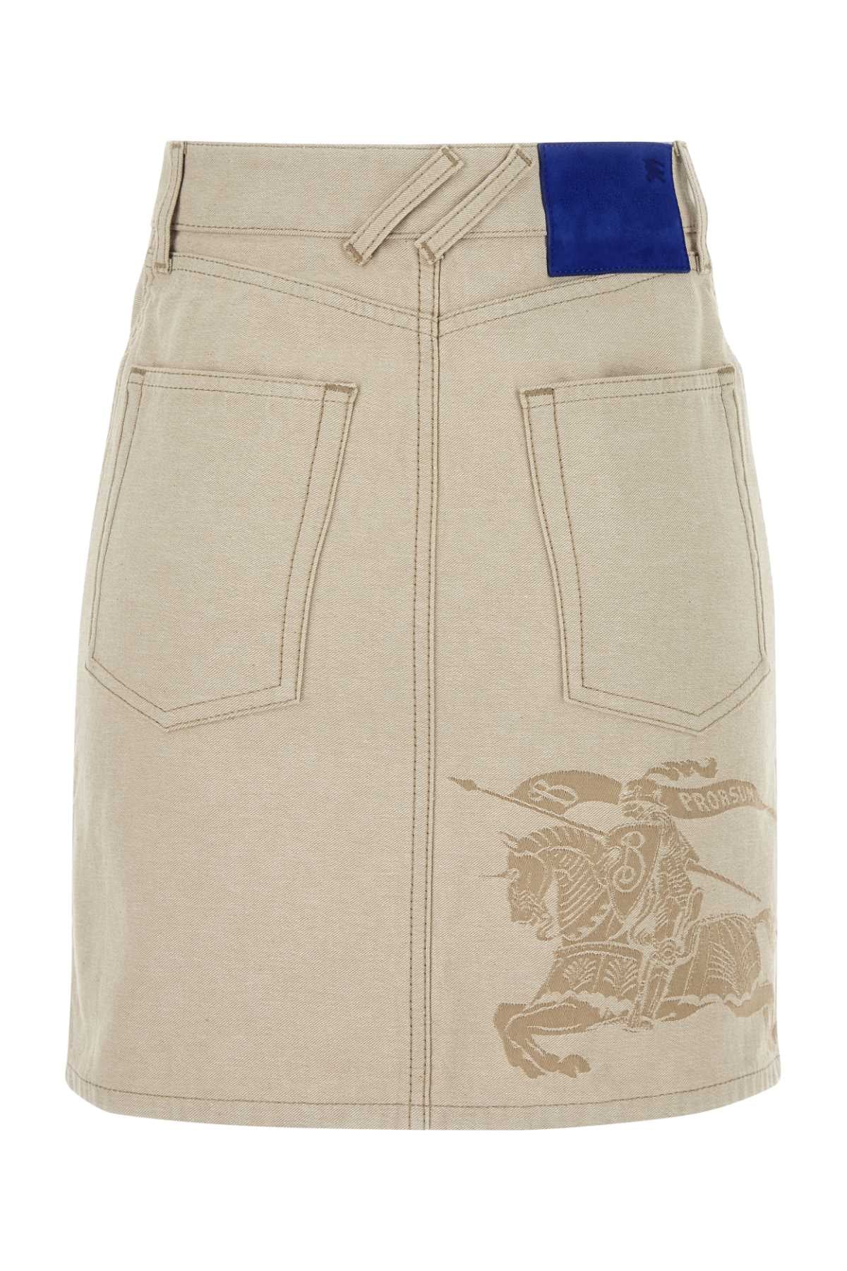 BURBERRY Trendy Mini Denim Skirt for Women