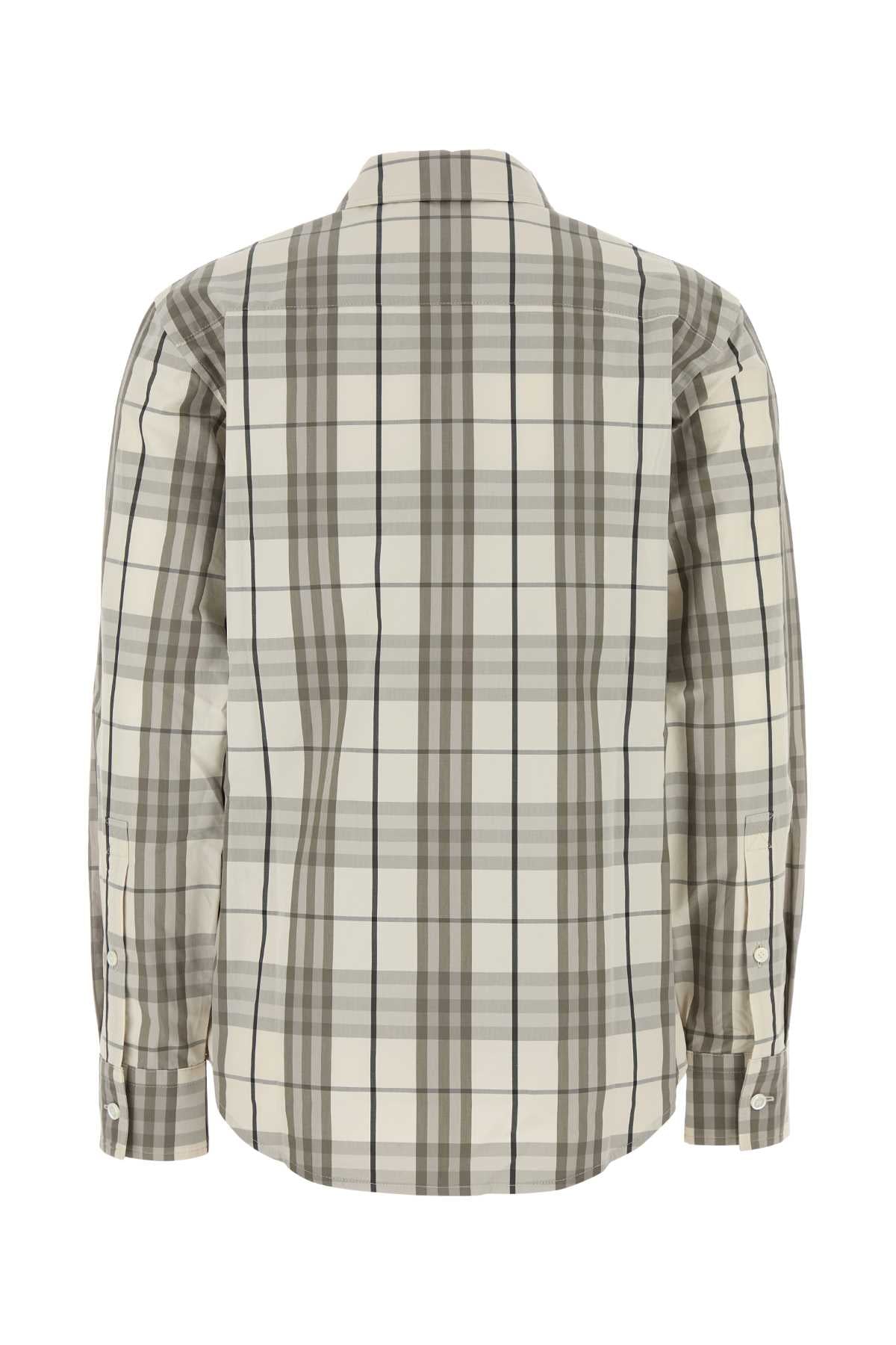 BURBERRY Embroidered Poplin Shirt - New Season Style