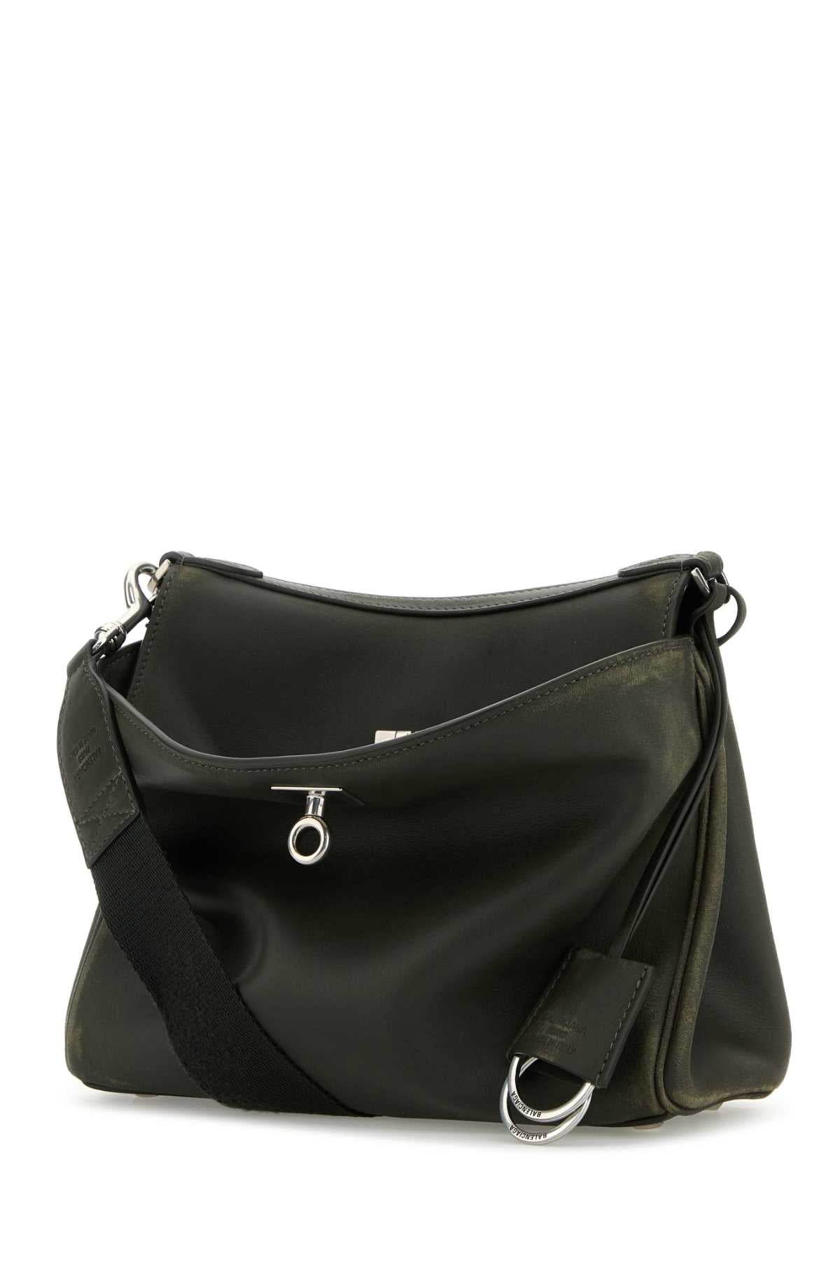 BALENCIAGA Mini Leather Rodeo Messenger Crossbody Handbag