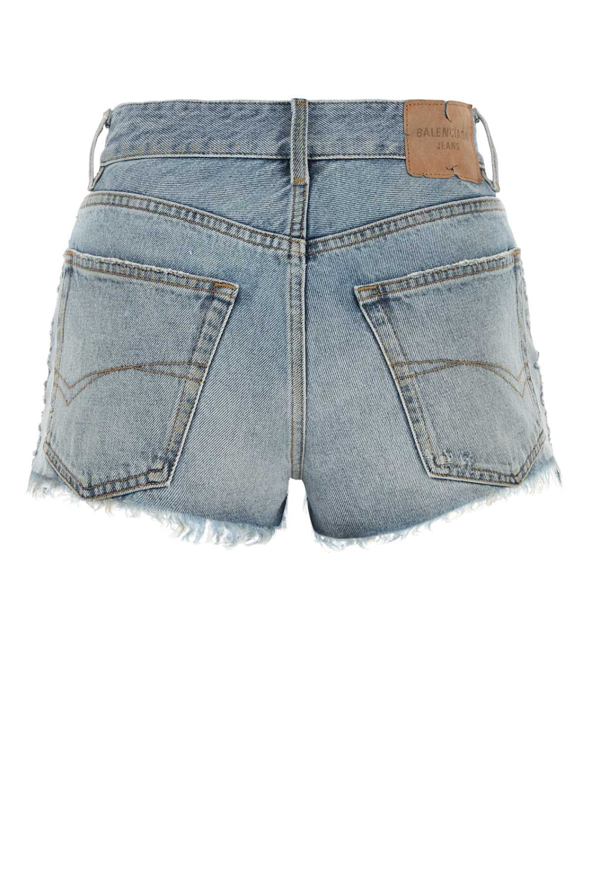 BALENCIAGA Chic Denim Shorts for Women - Summer 2025
