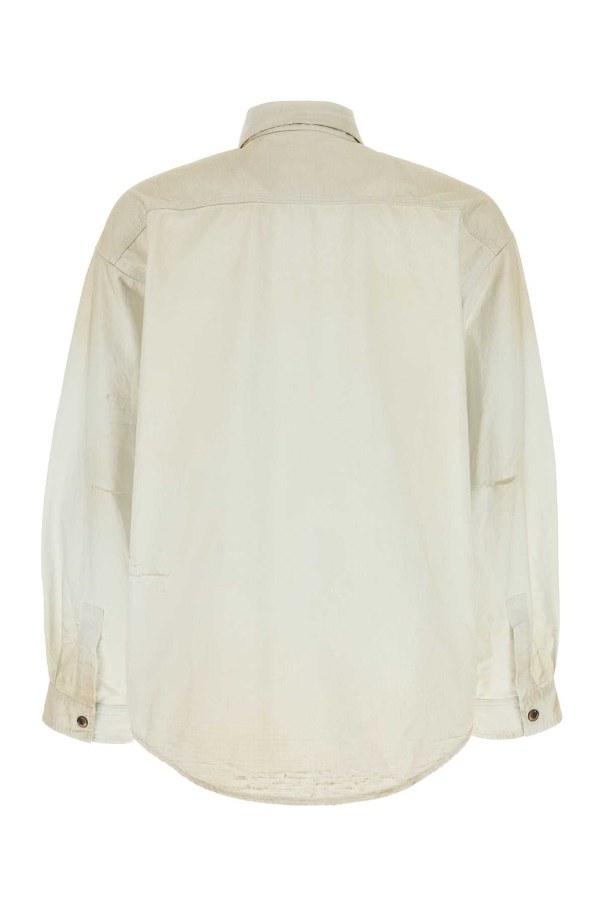 BALENCIAGA Casual Poplin Shirt for Men
