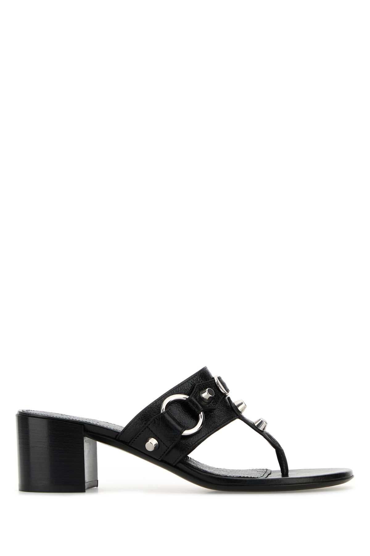 BALENCIAGA City Thong Flat Sandals with 5 cm Heel