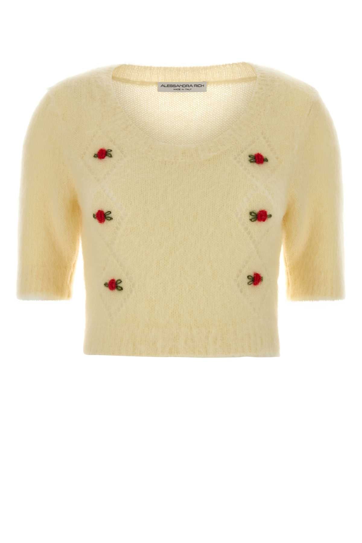 ALESSANDRA RICH Trendy Mohair Blend Sweater for Women