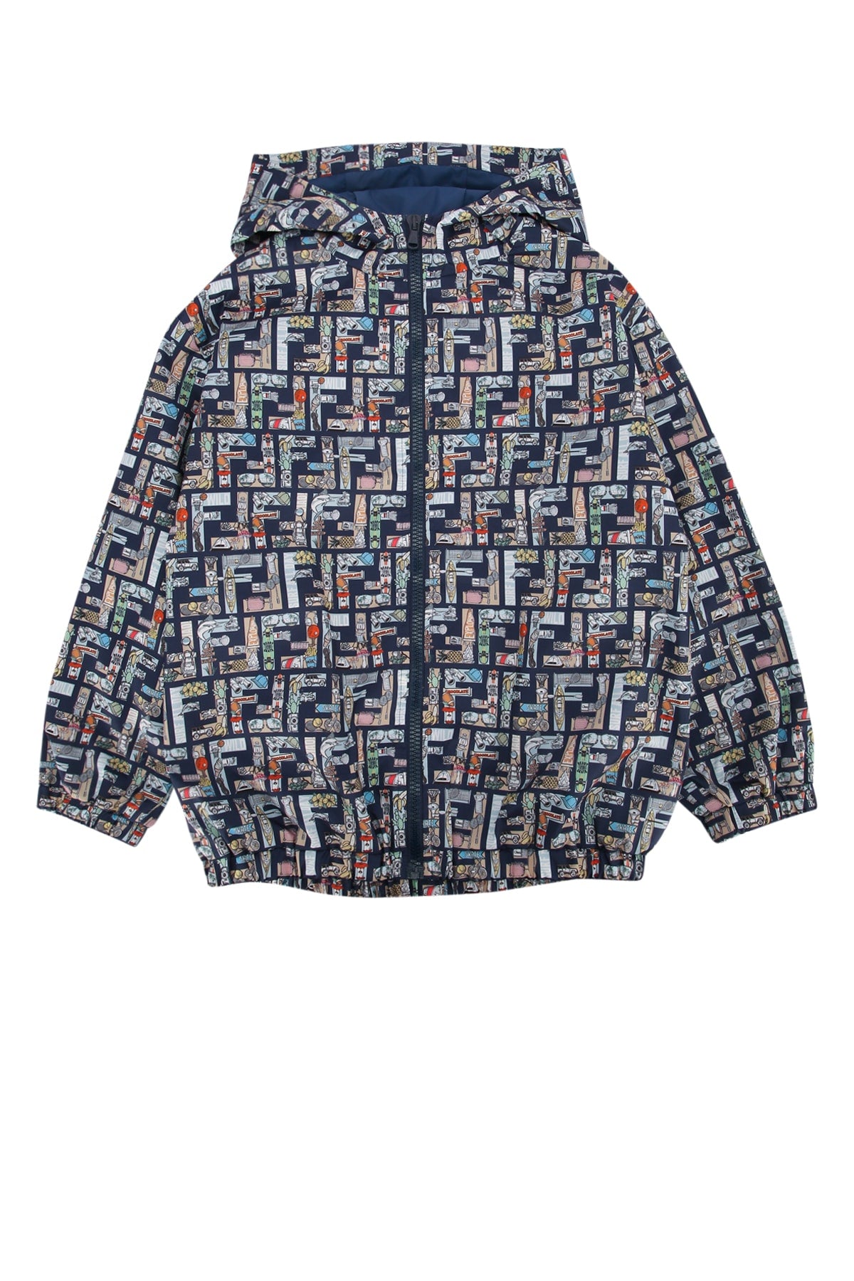 FENDI KIDS Mini Nylon FF Anima Jacket for Kids