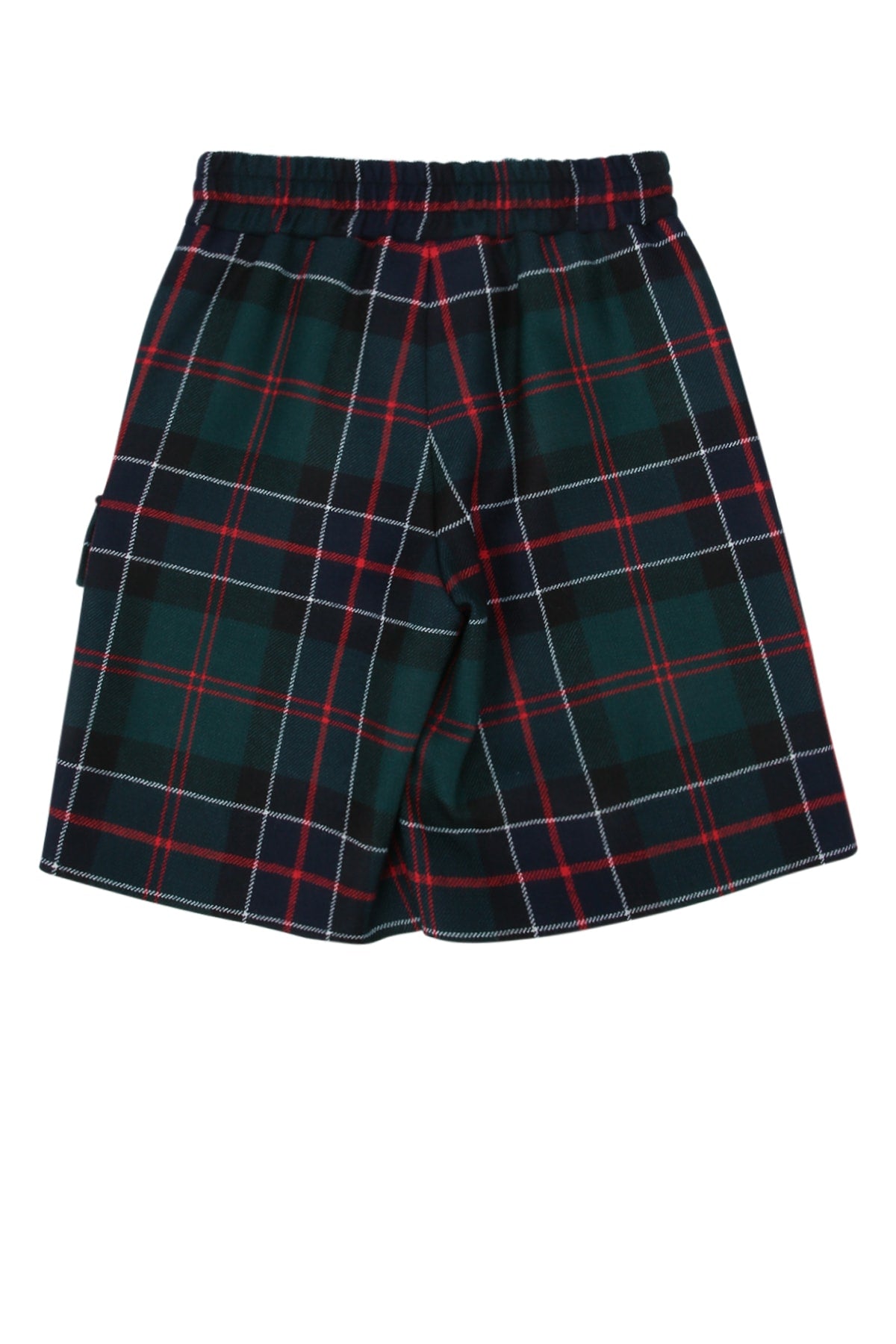 FENDI KIDS Kids Mini Bermuda Tartan Shorts