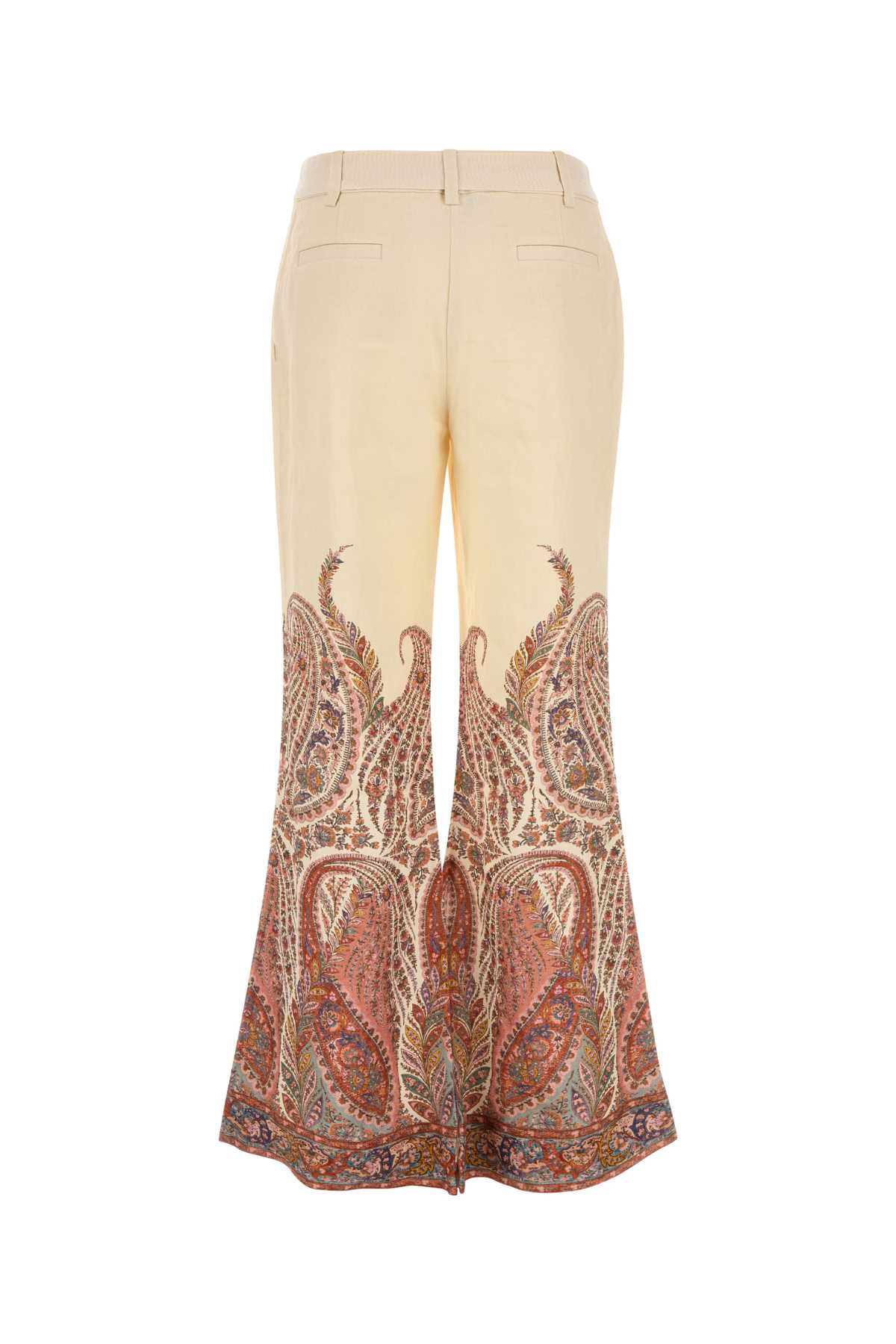 ZIMMERMANN Printed Linen Rhiannon Pant - Women's Exclusive