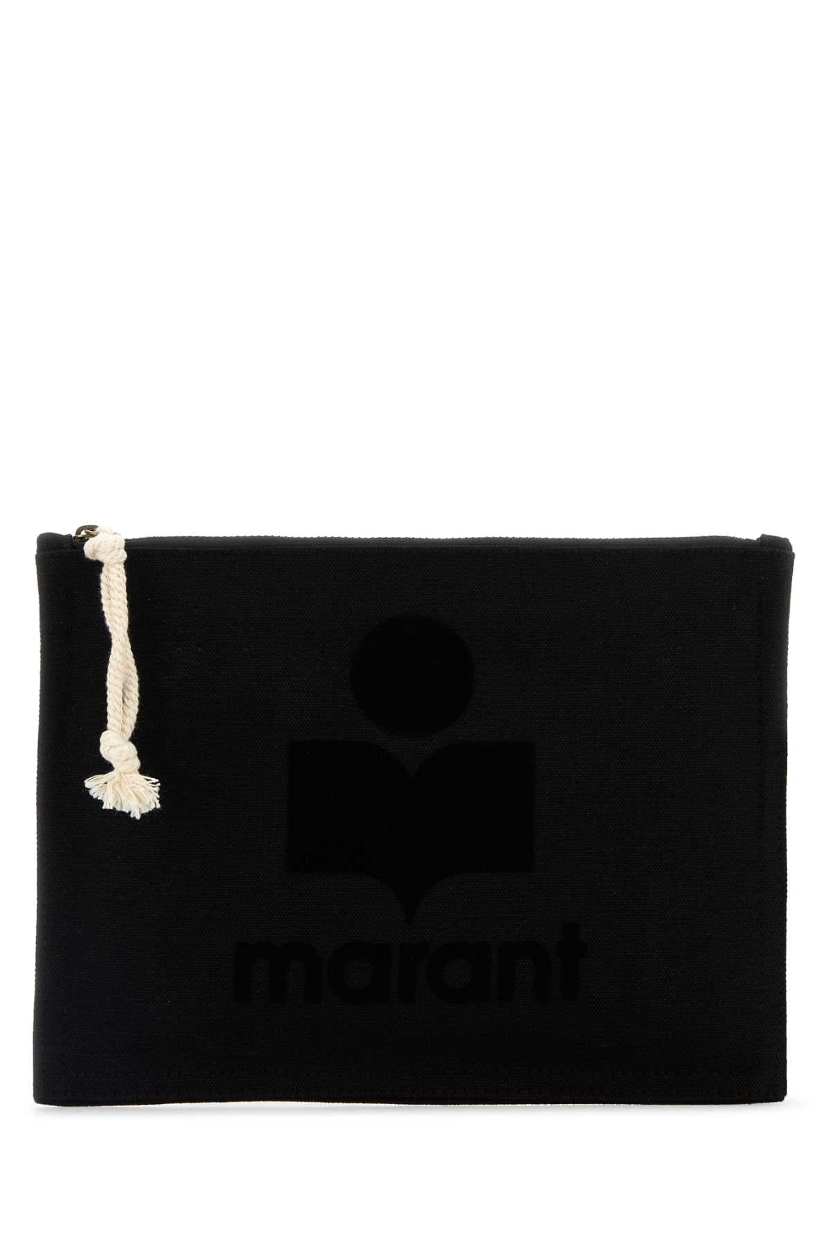 ISABEL MARANT Mini Canvas Pouch Handbag - Modern Chic for FW25
