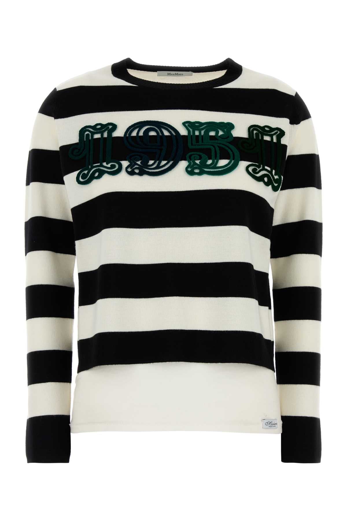 MAX MARA Embroidered Wool Viterbo Sweater - Women's Fashion