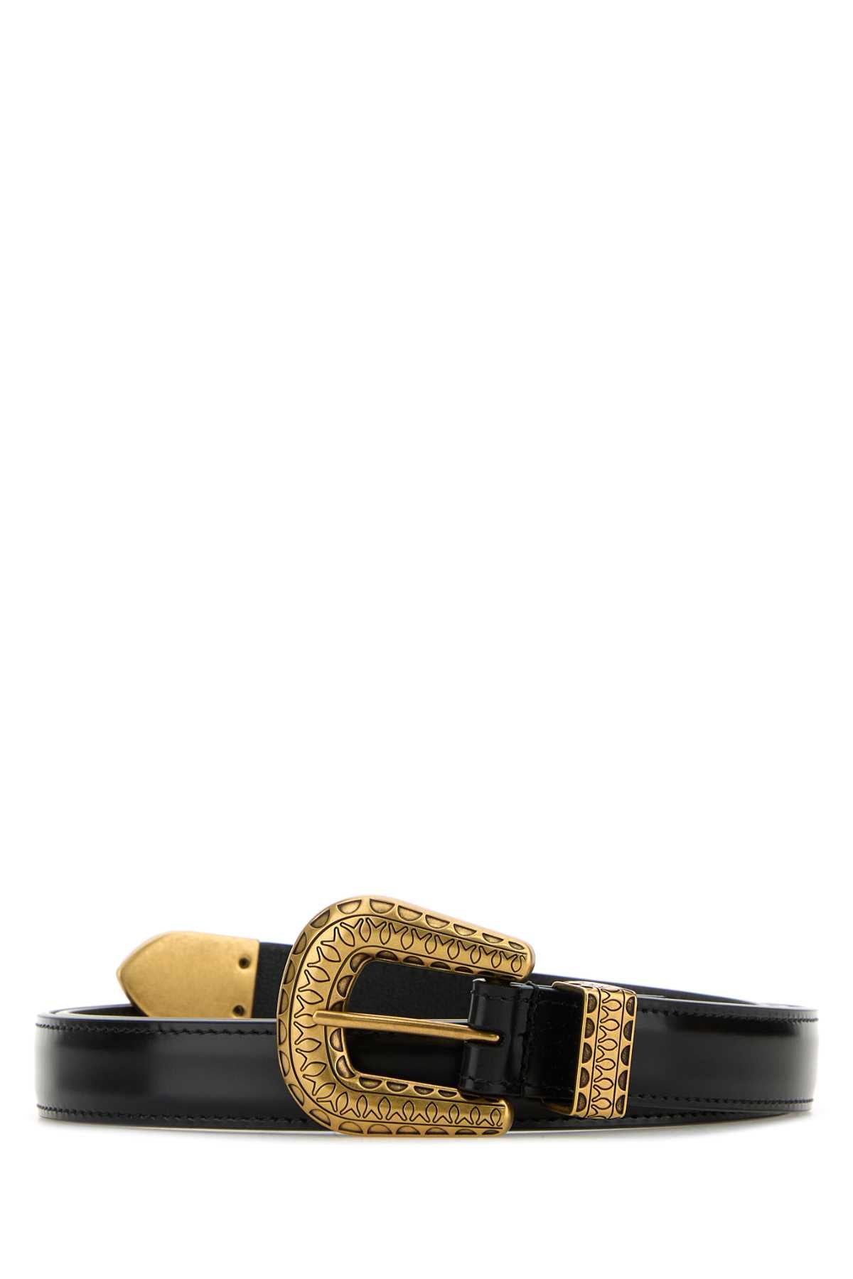 VALENTINO GARAVANI Luxurious Leather Belt - Height: 2 cm