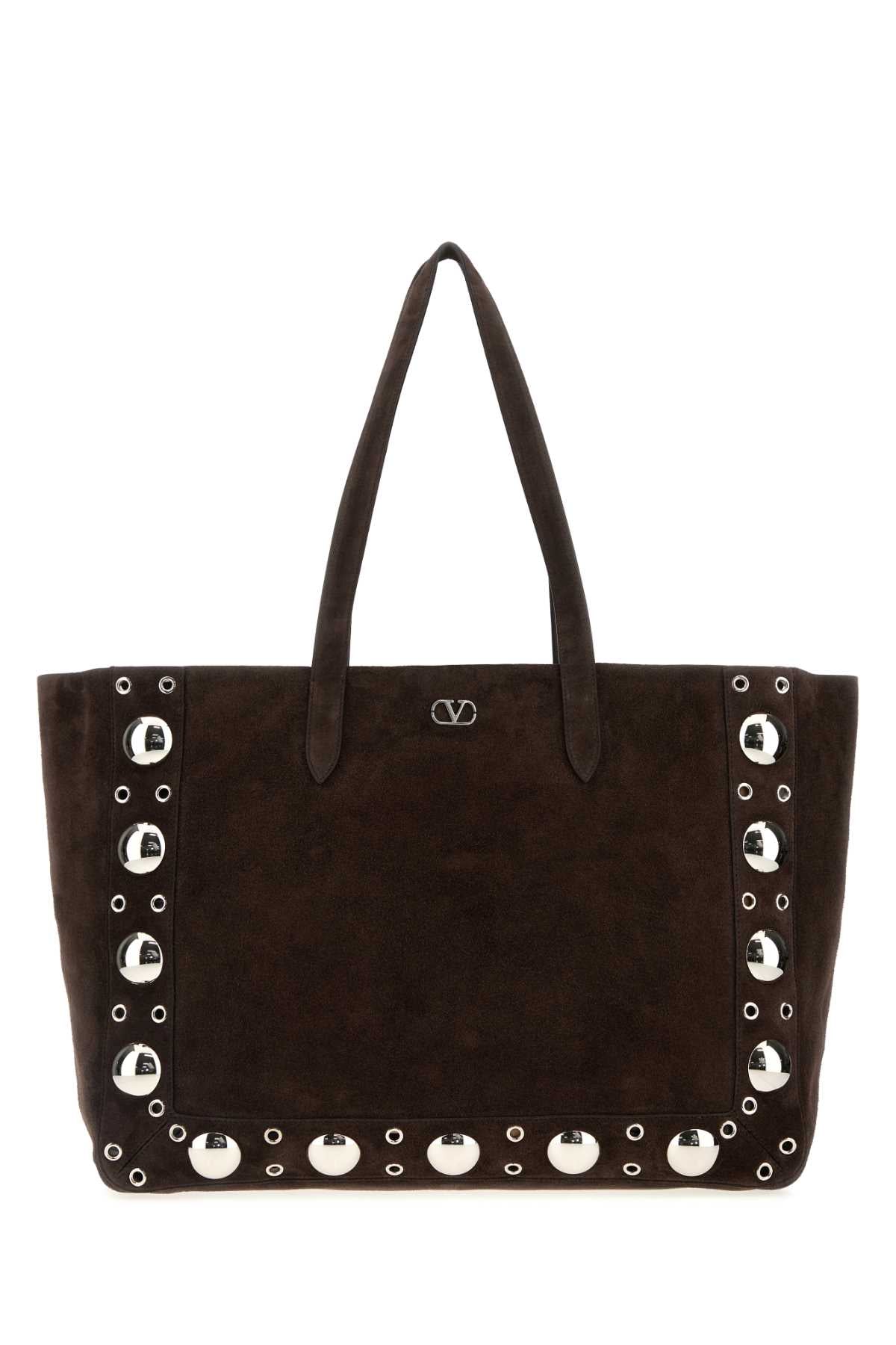 VALENTINO GARAVANI Suede Nellcôte Shopping Handbag - 47cm Wide