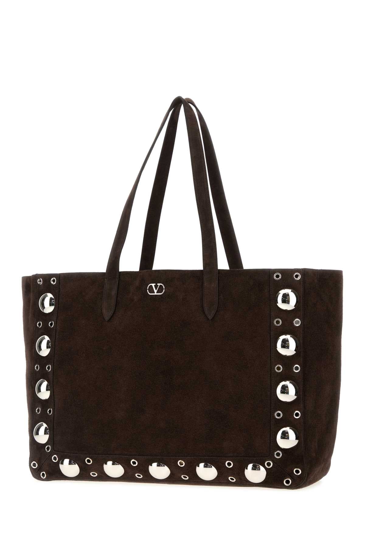 VALENTINO GARAVANI Suede Nellcôte Shopping Handbag - 47cm Wide