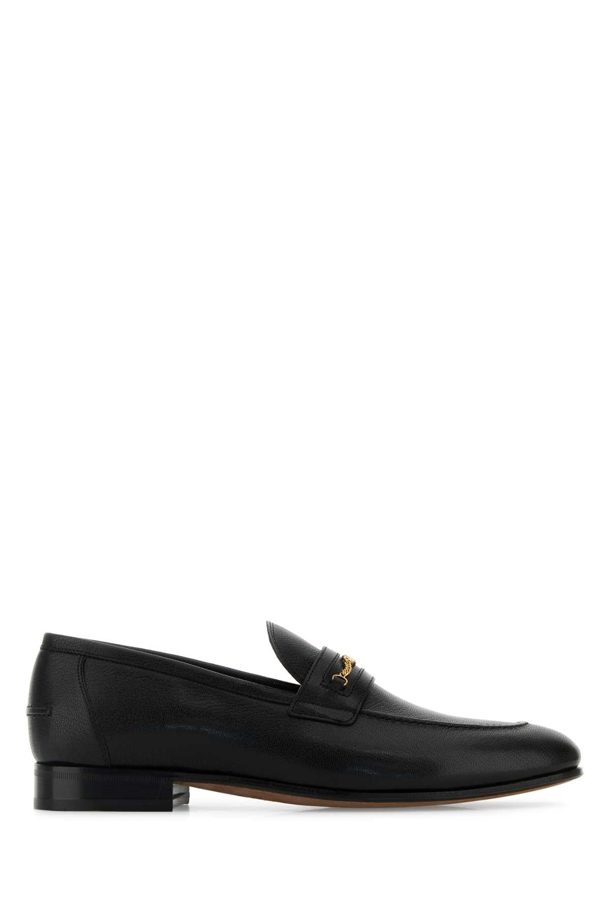 VALENTINO GARAVANI Luxury Leather VLogo Signature Loafers for Men