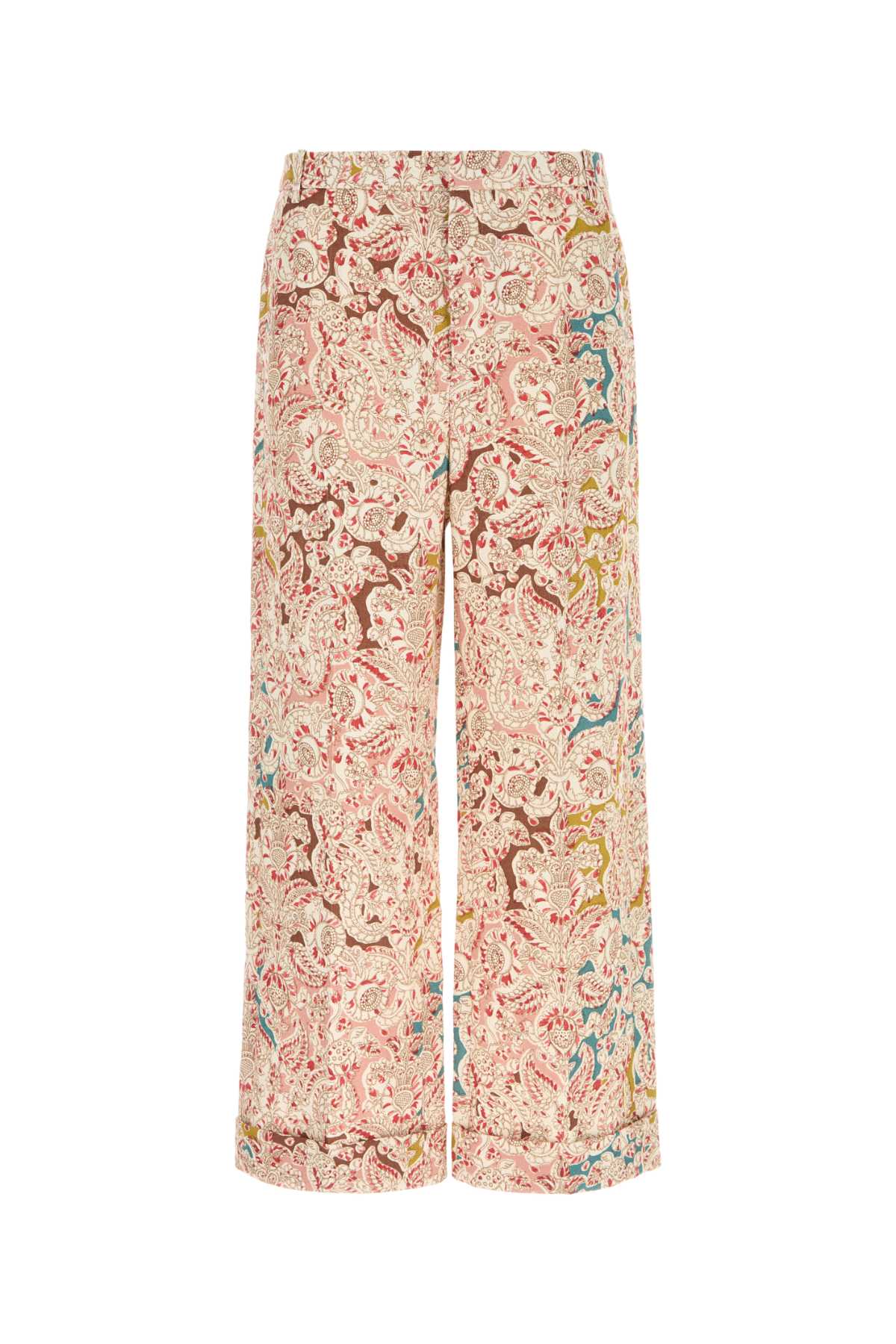 VALENTINO GARAVANI Printed Hemp Pants for Men